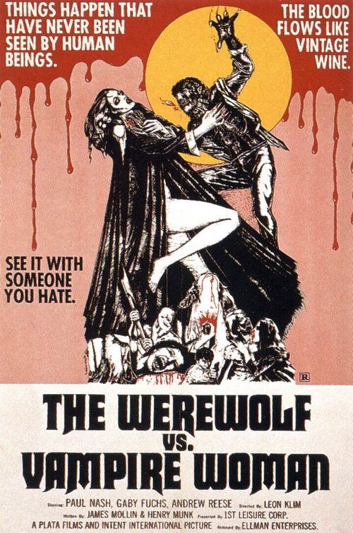 The Werewolf Versus Vampire Woman Movie Poster