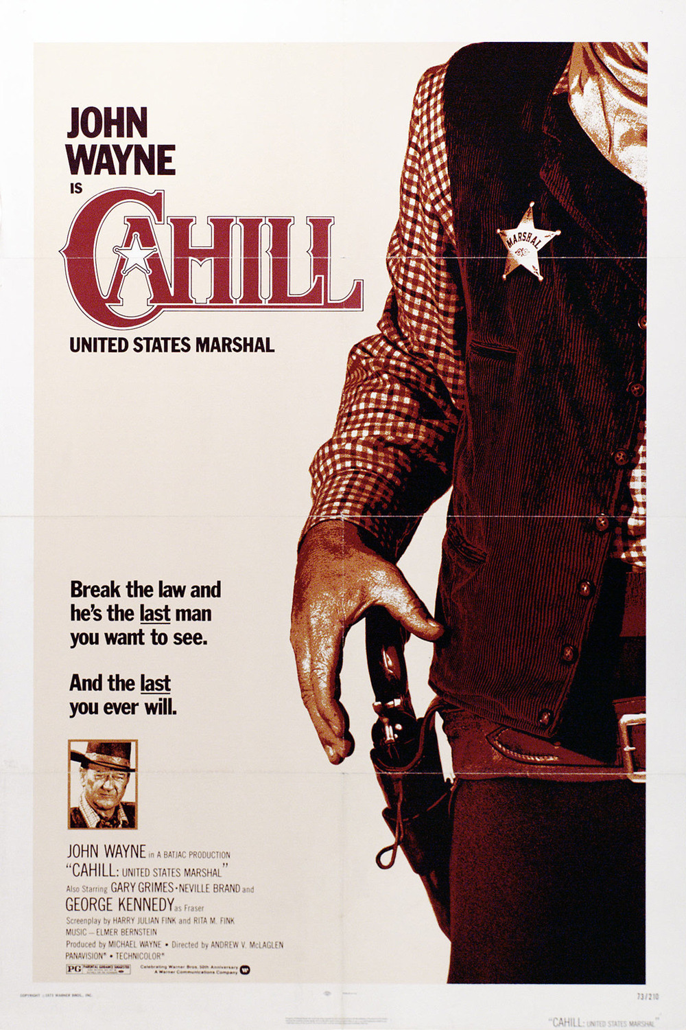 Extra Large Movie Poster Image for Cahill U.S. Marshal (#1 of 2)