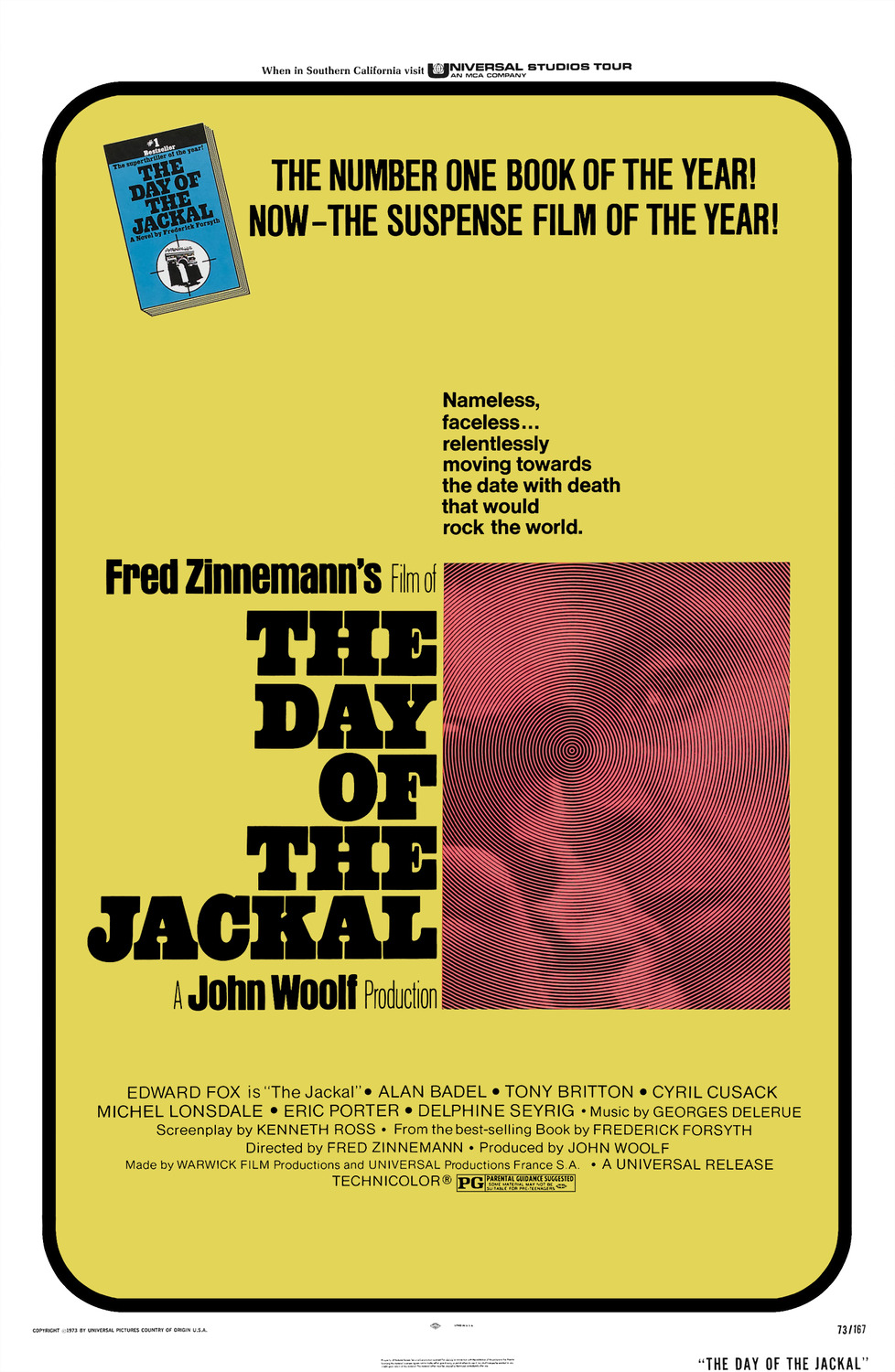 Extra Large Movie Poster Image for The Day of the Jackal (#1 of 5)