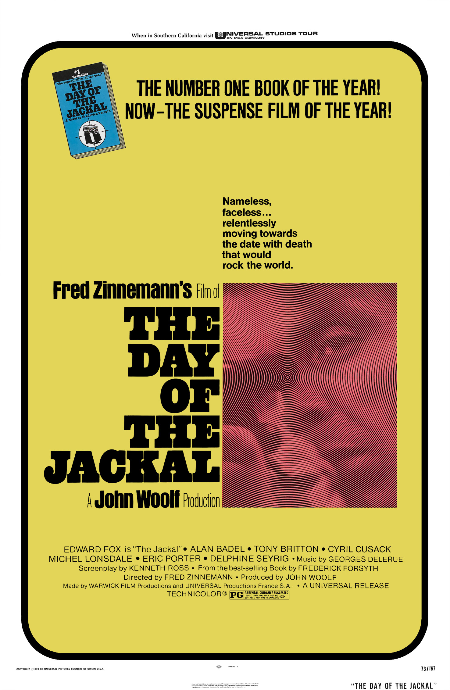 Mega Sized Movie Poster Image for The Day of the Jackal (#1 of 5)