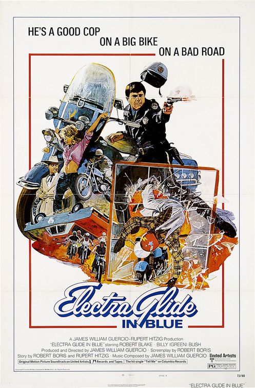 Electra Glide in Blue Movie Poster