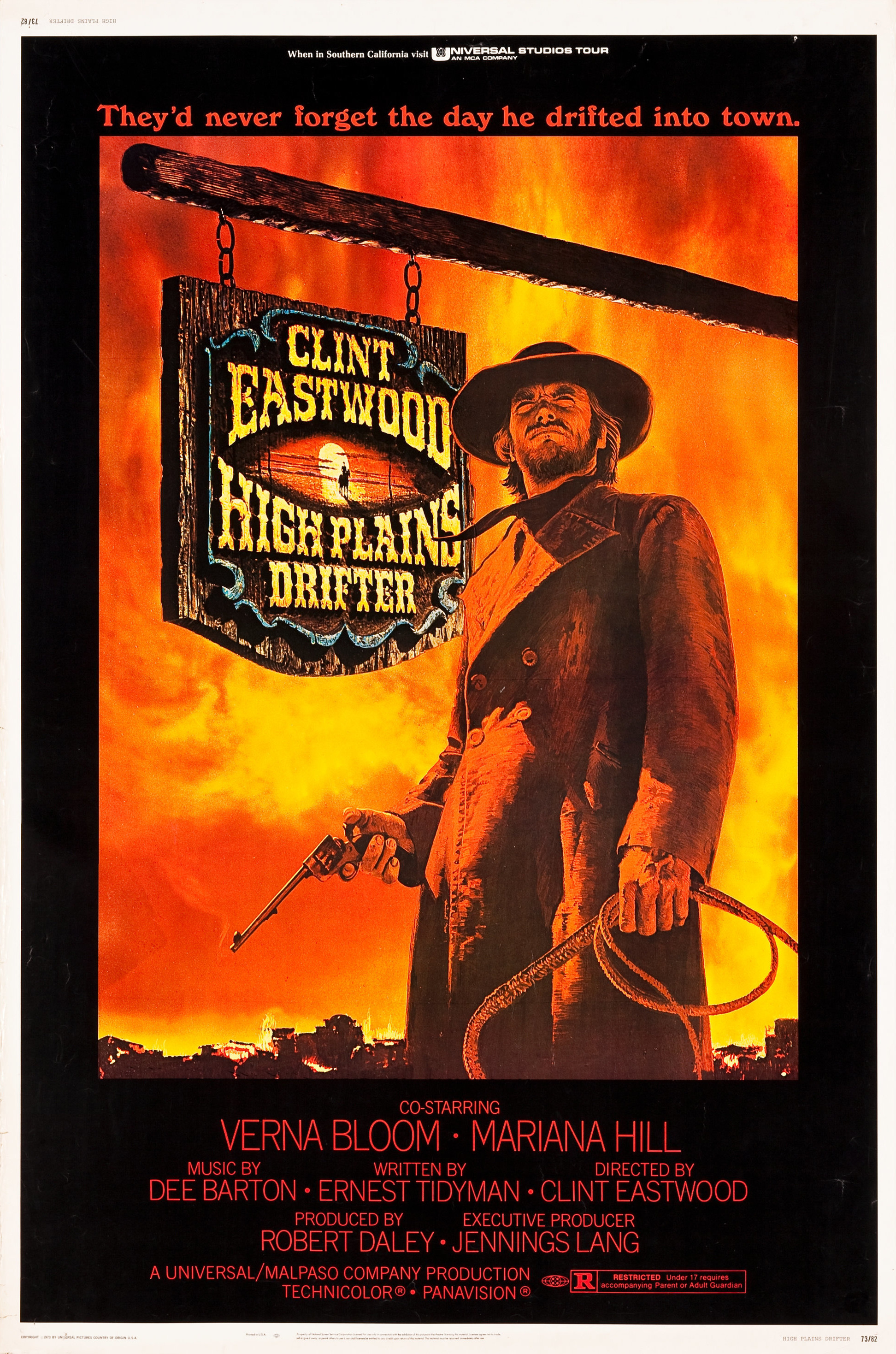 Mega Sized Movie Poster Image for High Plains Drifter (#1 of 2)
