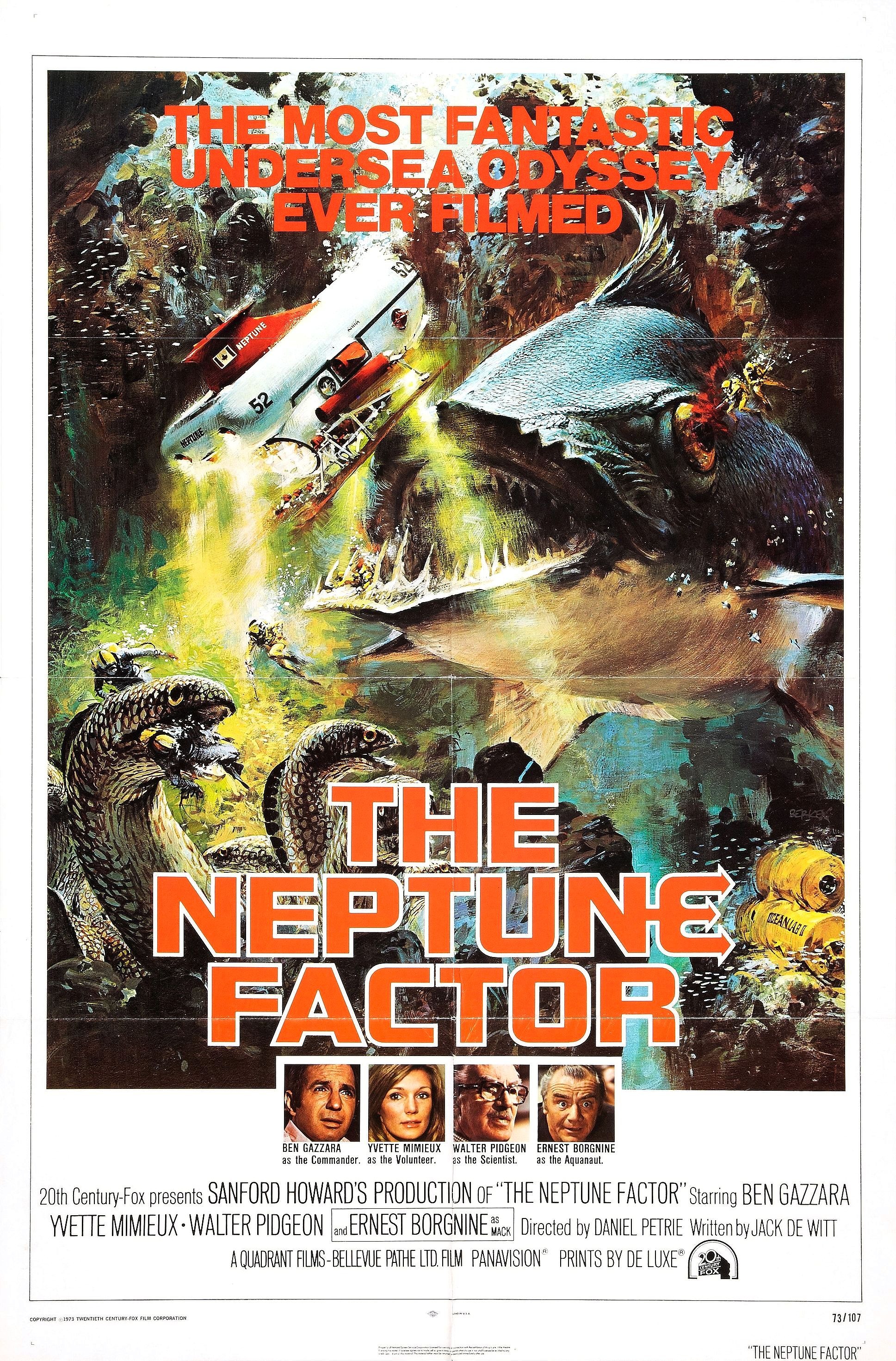 Mega Sized Movie Poster Image for The Neptune Factor (#1 of 2)