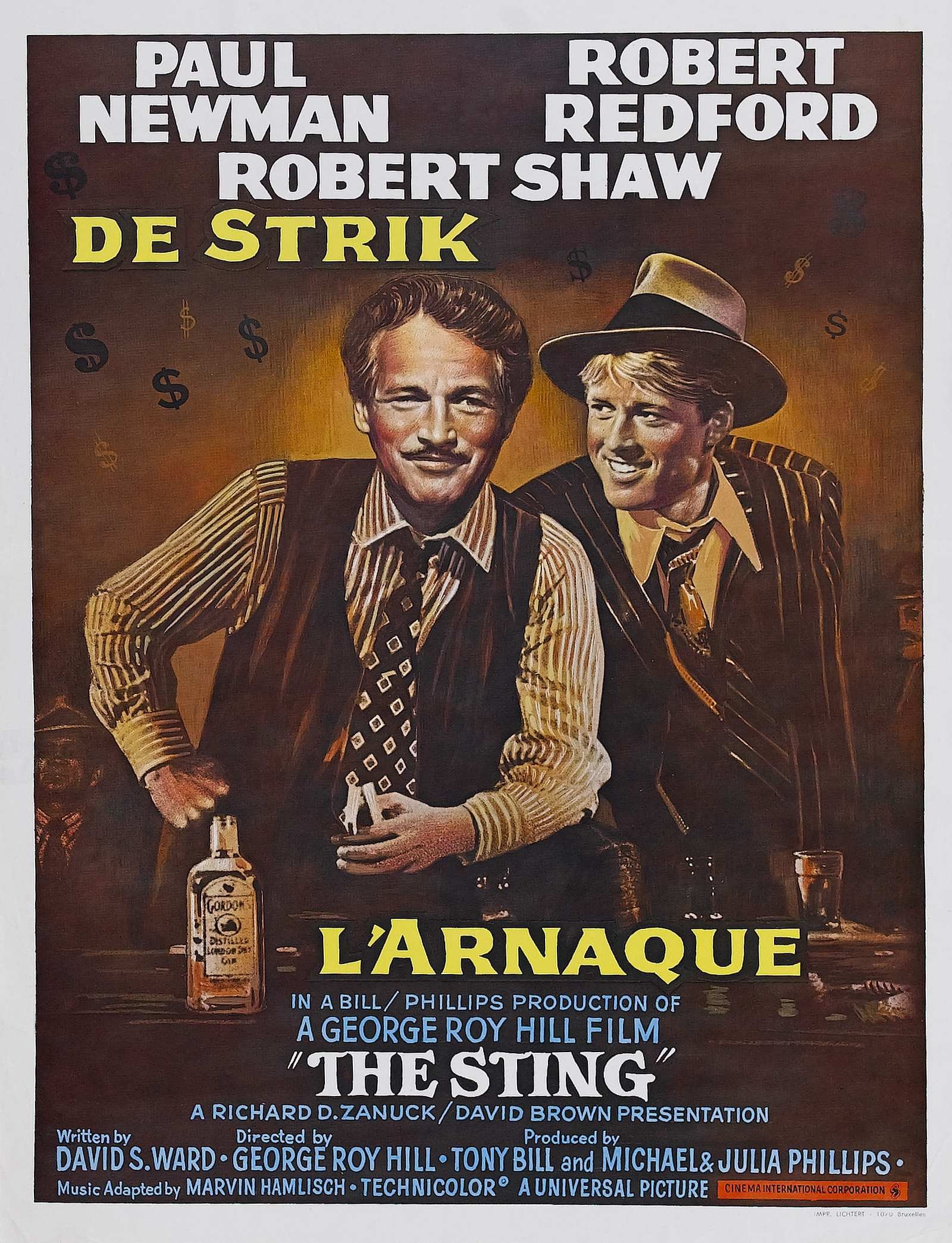 Mega Sized Movie Poster Image for The Sting (#4 of 4)