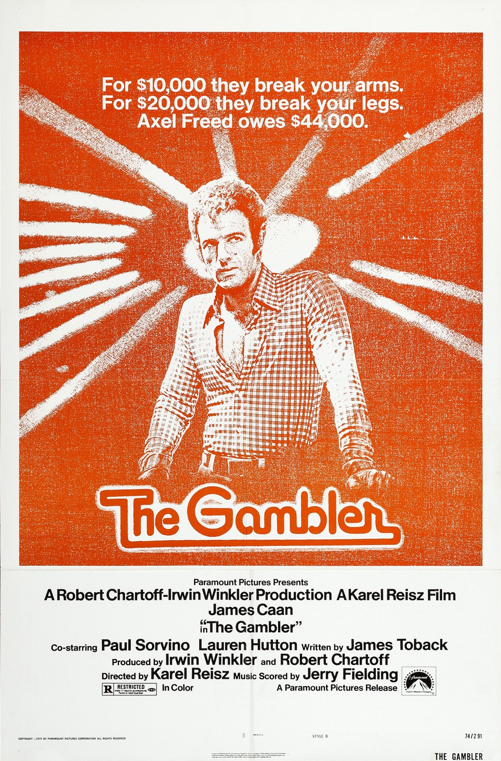 Extra Large Movie Poster Image for The Gambler 
