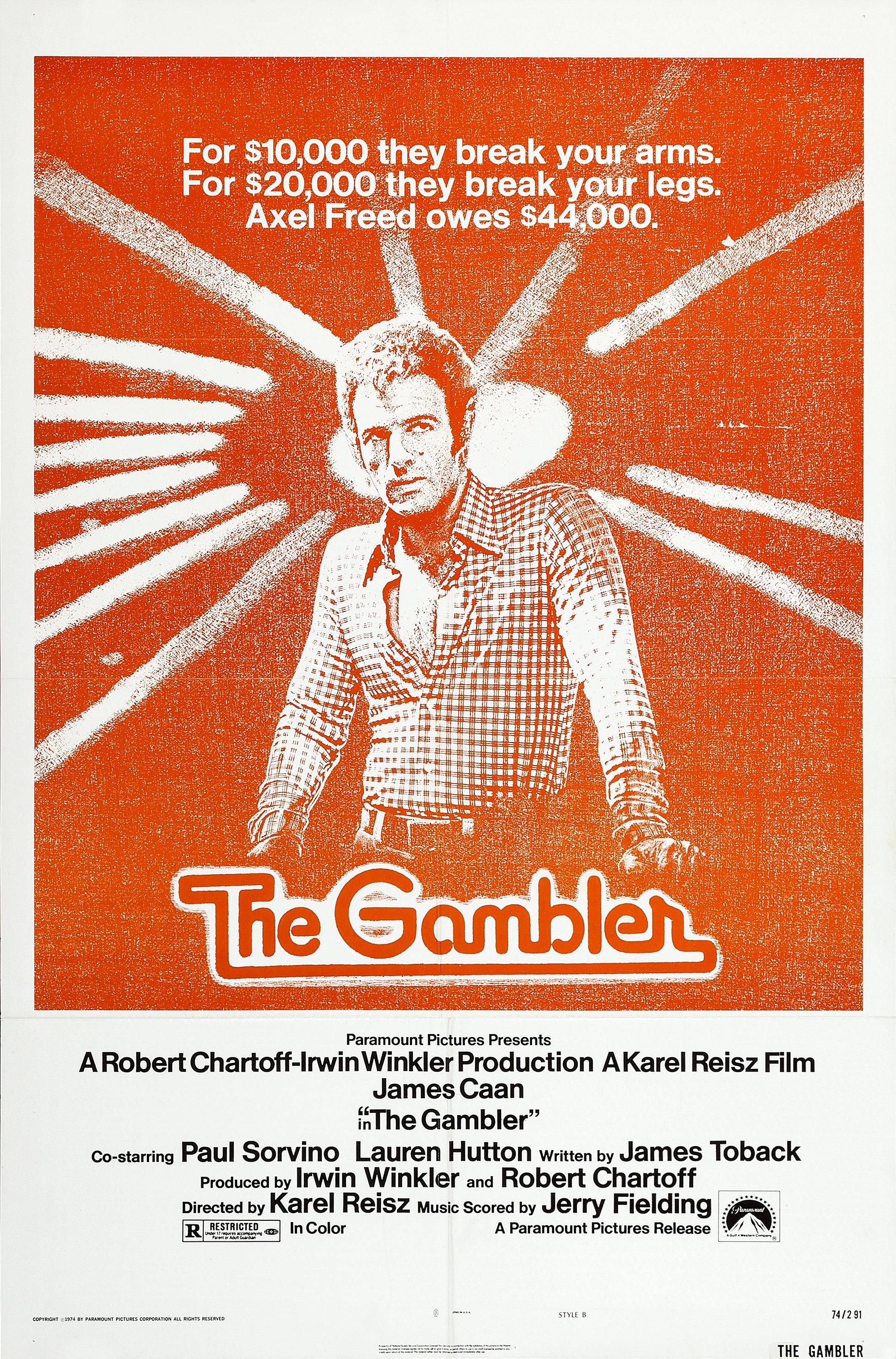Mega Sized Movie Poster Image for The Gambler 