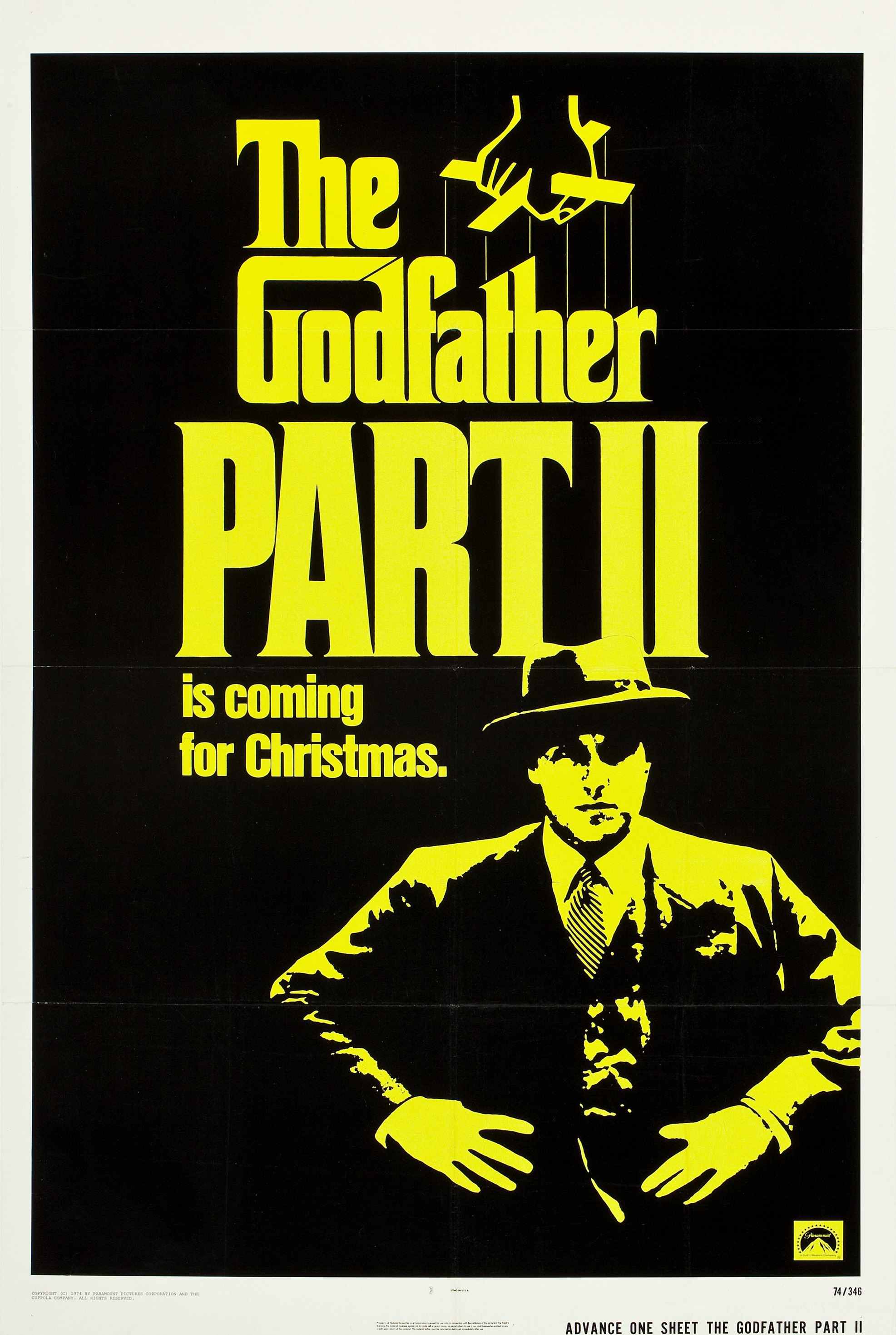 Mega Sized Movie Poster Image for The Godfather part II (#3 of 4)