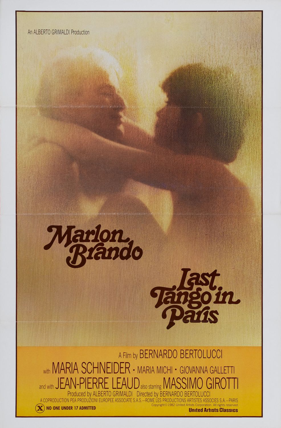 Extra Large Movie Poster Image for Last Tango in Paris (#1 of 3)