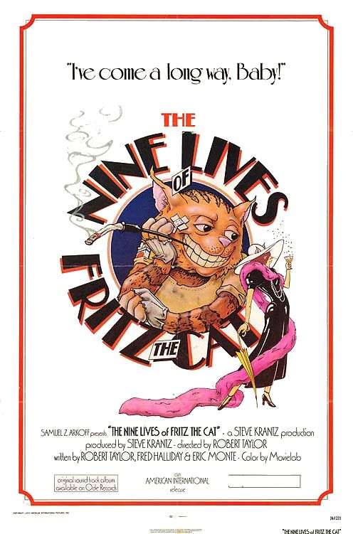 The Nine Lives of Fritz the Cat Movie Poster