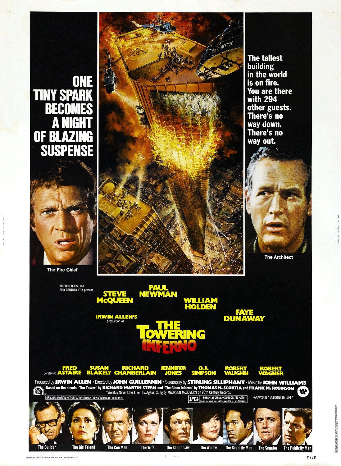 Extra Large Movie Poster Image for The Towering Inferno (#1 of 3)