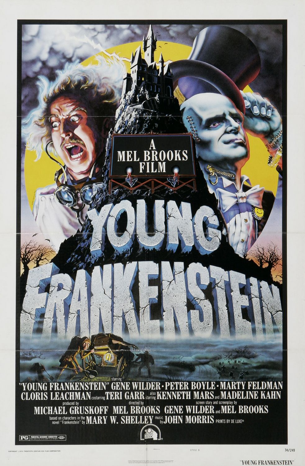 Extra Large Movie Poster Image for Young Frankenstein 