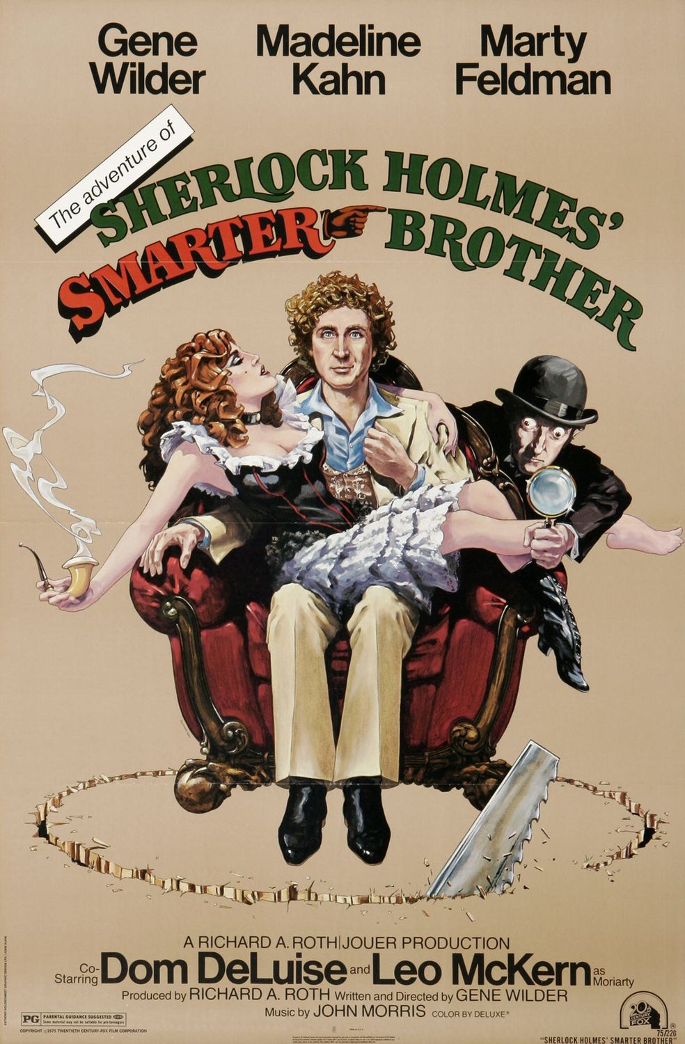 Extra Large Movie Poster Image for The Adventure of Sherlock Holmes' Smarter Brother 