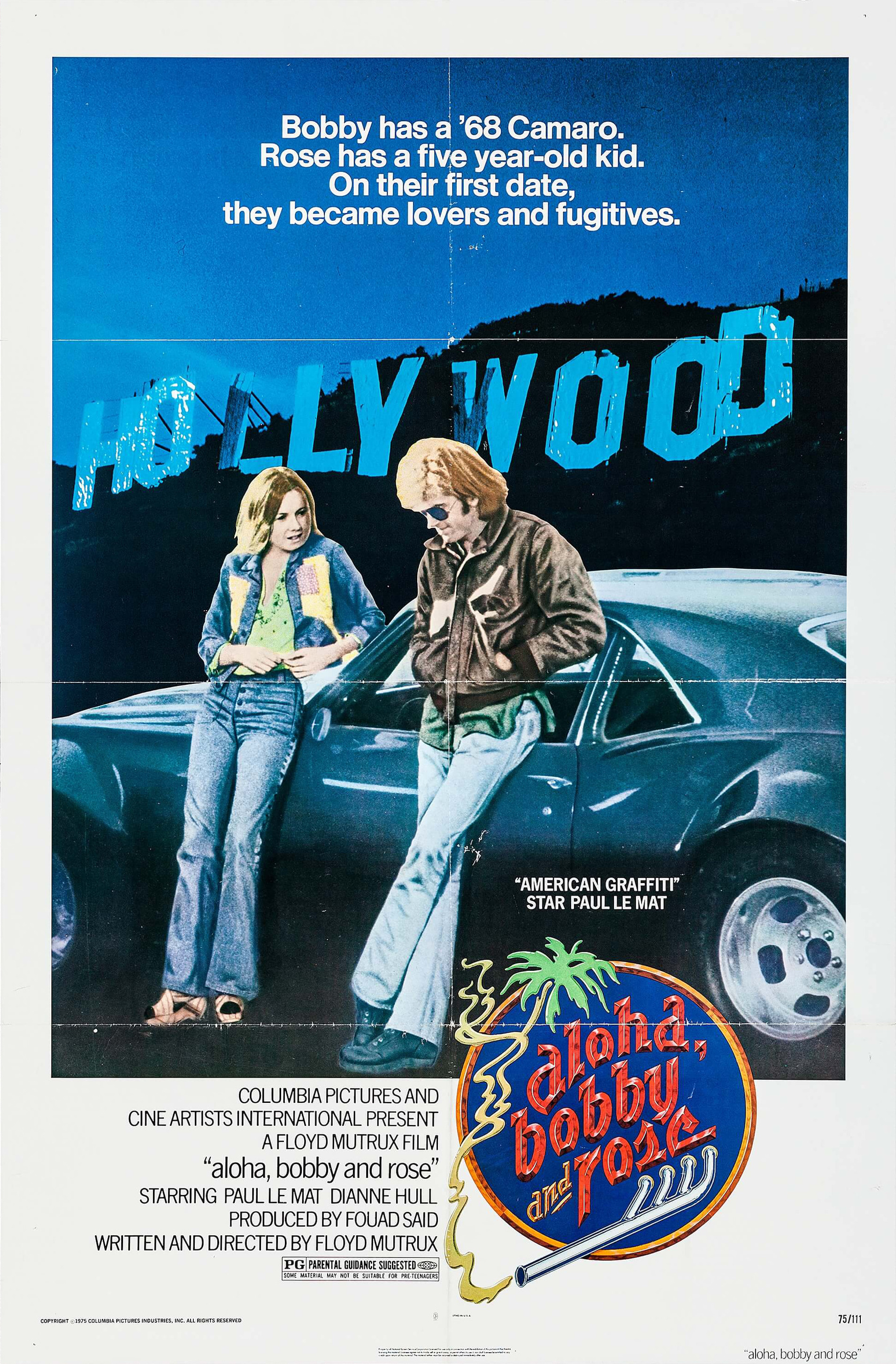 Mega Sized Movie Poster Image for Aloha, Bobby and Rose 
