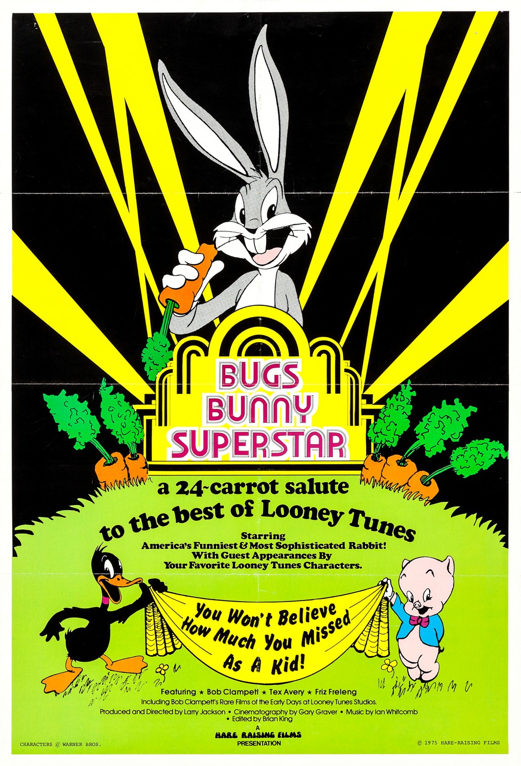 Extra Large Movie Poster Image for Bugs Bunny Superstar 