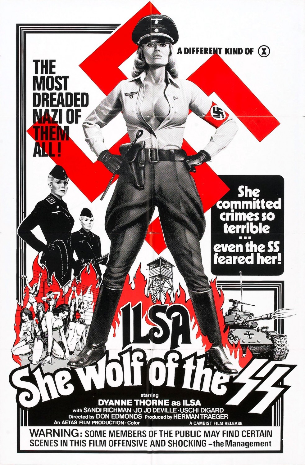 Extra Large Movie Poster Image for Ilsa: She Wolf of the SS 