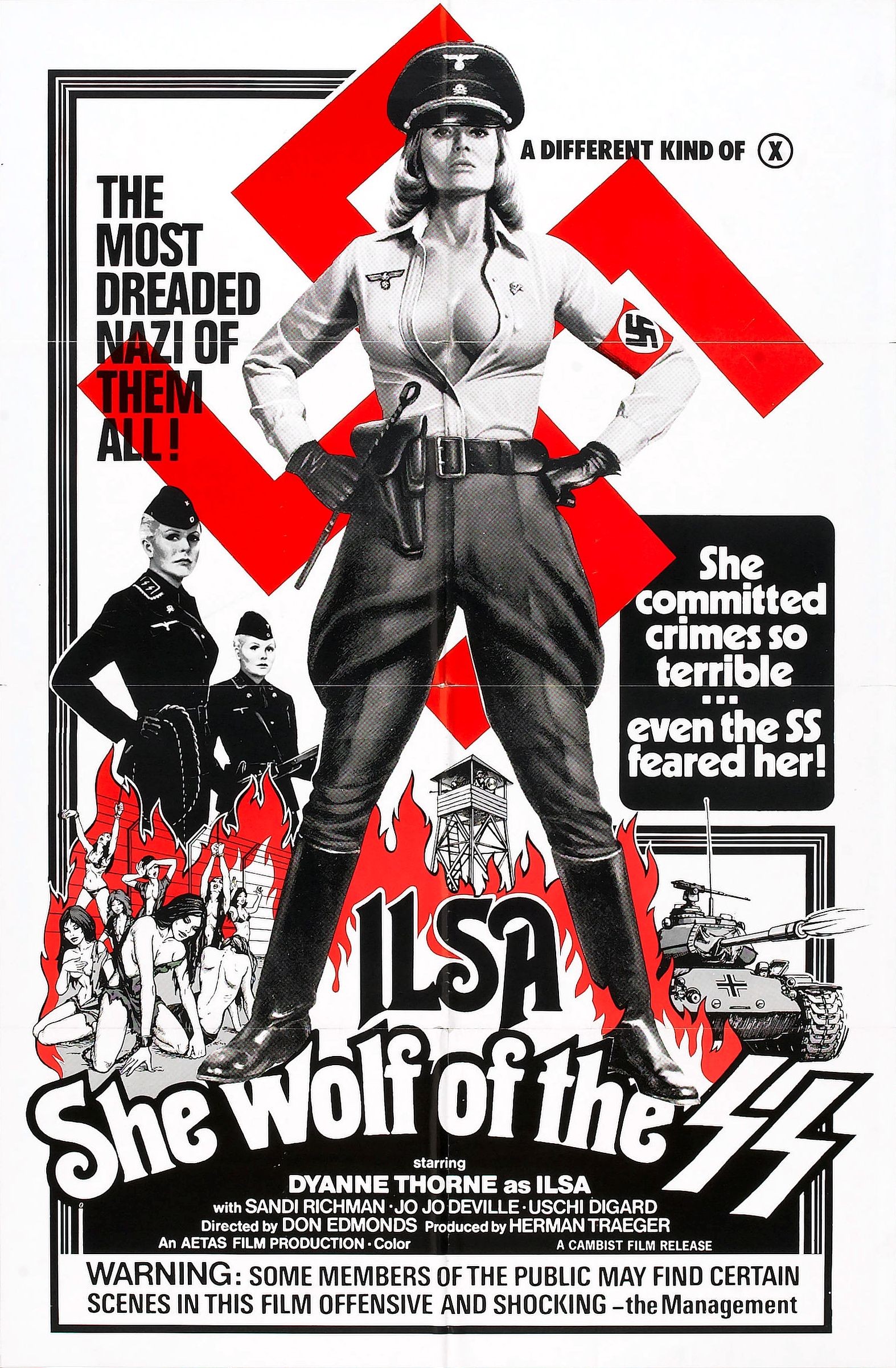 Mega Sized Movie Poster Image for Ilsa: She Wolf of the SS 