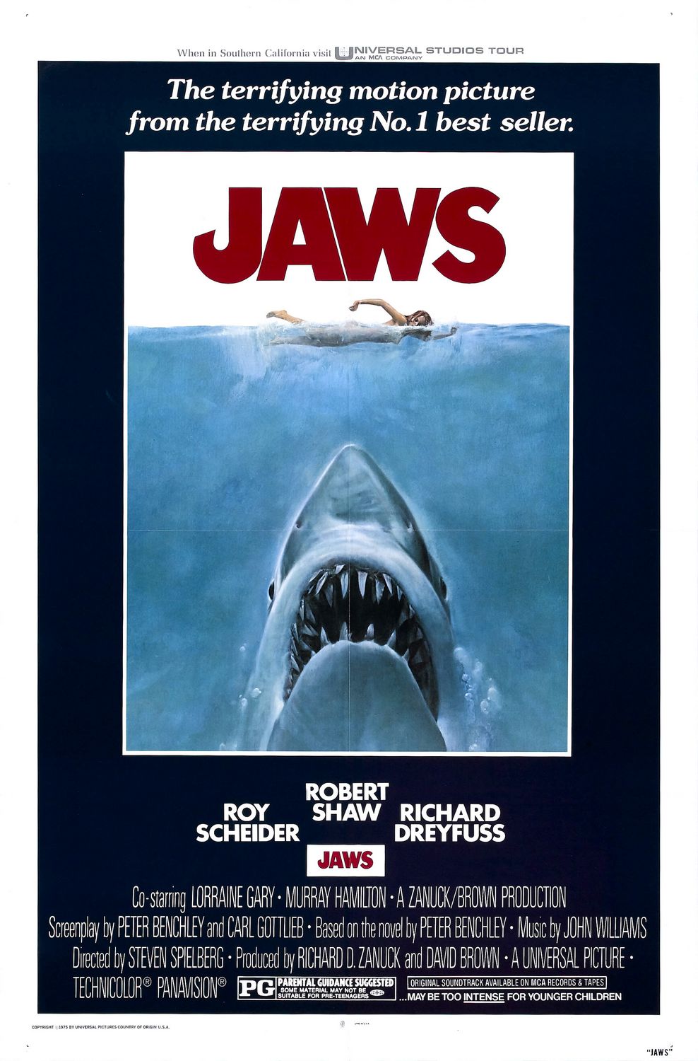 Extra Large Movie Poster Image for Jaws (#1 of 4)