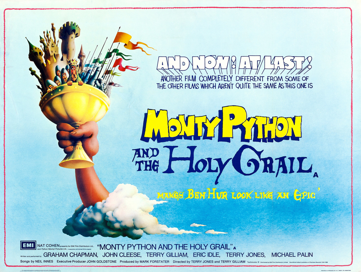 Extra Large Movie Poster Image for Monty Python and the Holy Grail (#3 of 4)