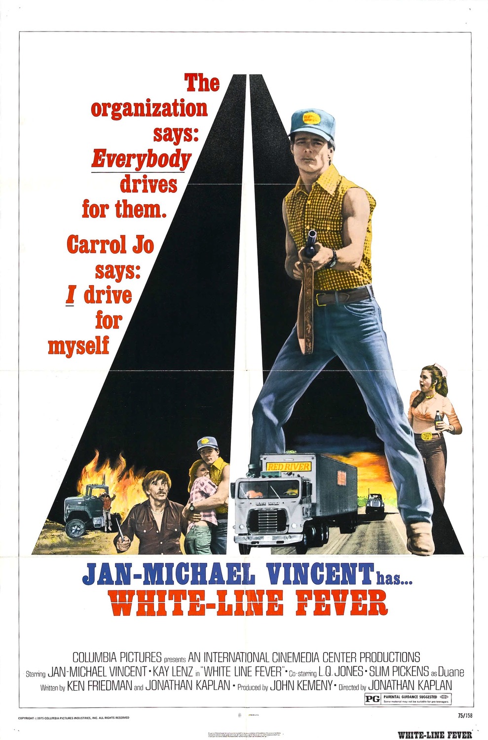 Extra Large Movie Poster Image for White Line Fever (#2 of 2)