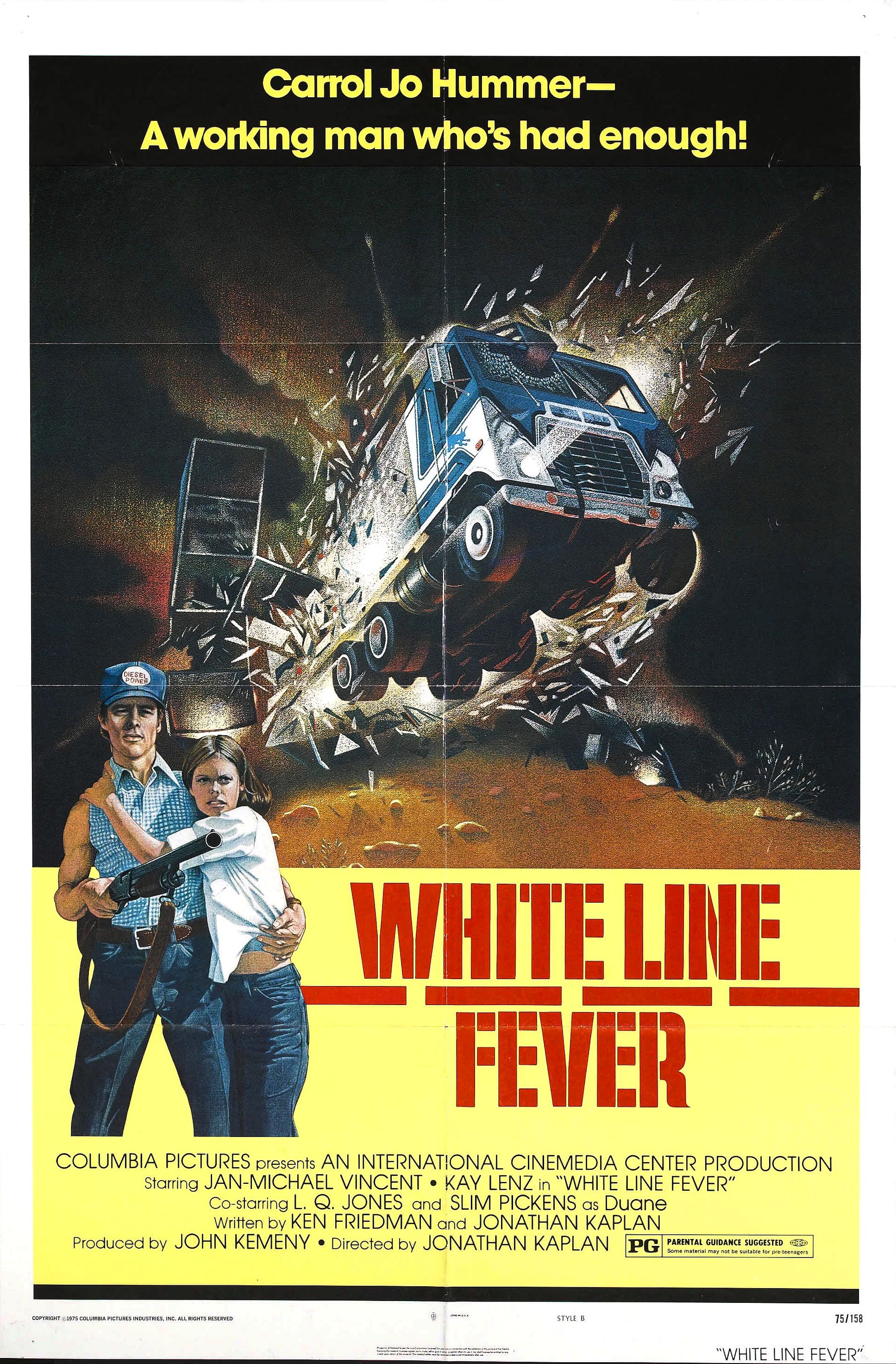 Mega Sized Movie Poster Image for White Line Fever (#1 of 2)