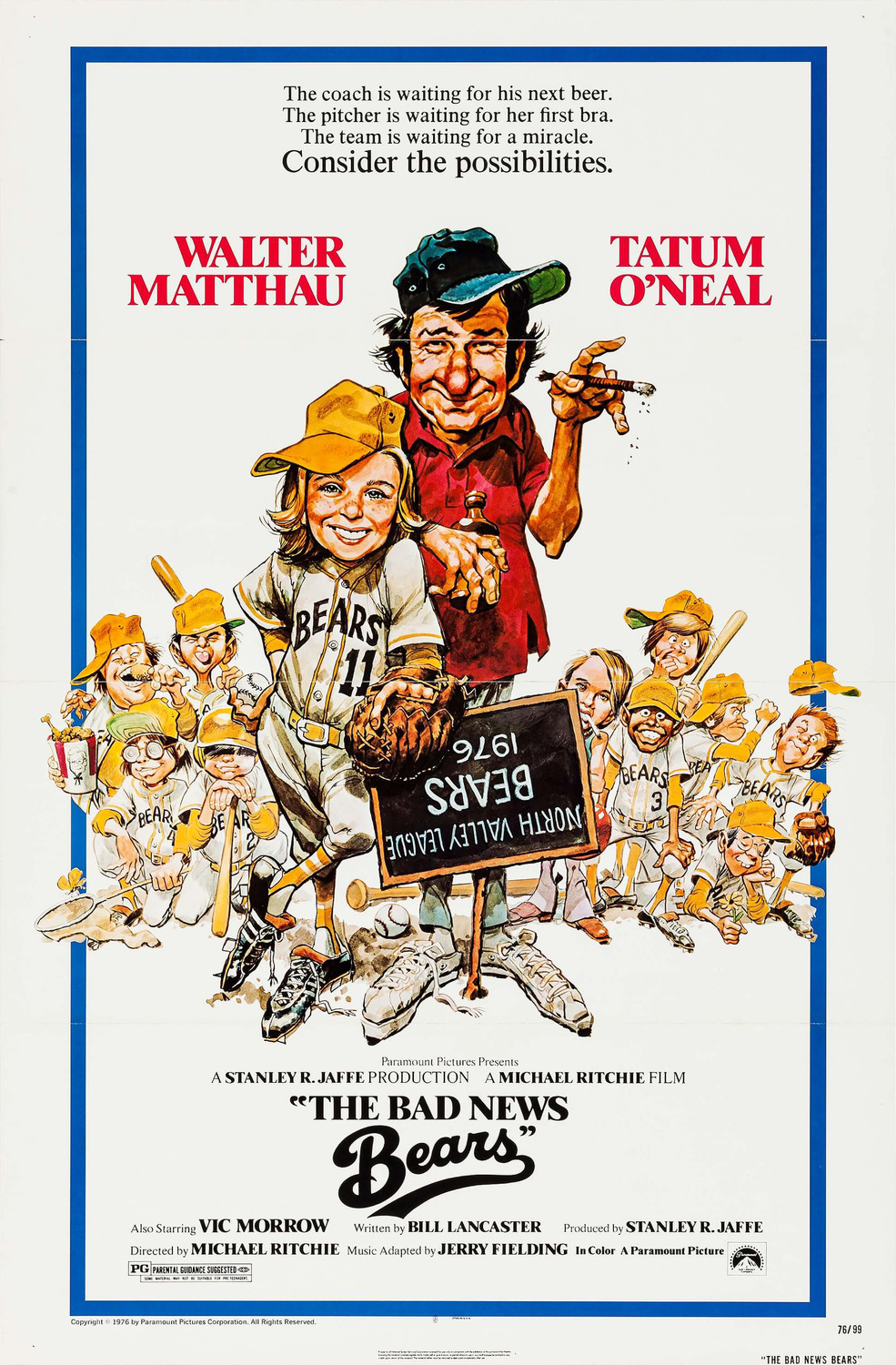 Extra Large Movie Poster Image for The Bad News Bears (#1 of 3)