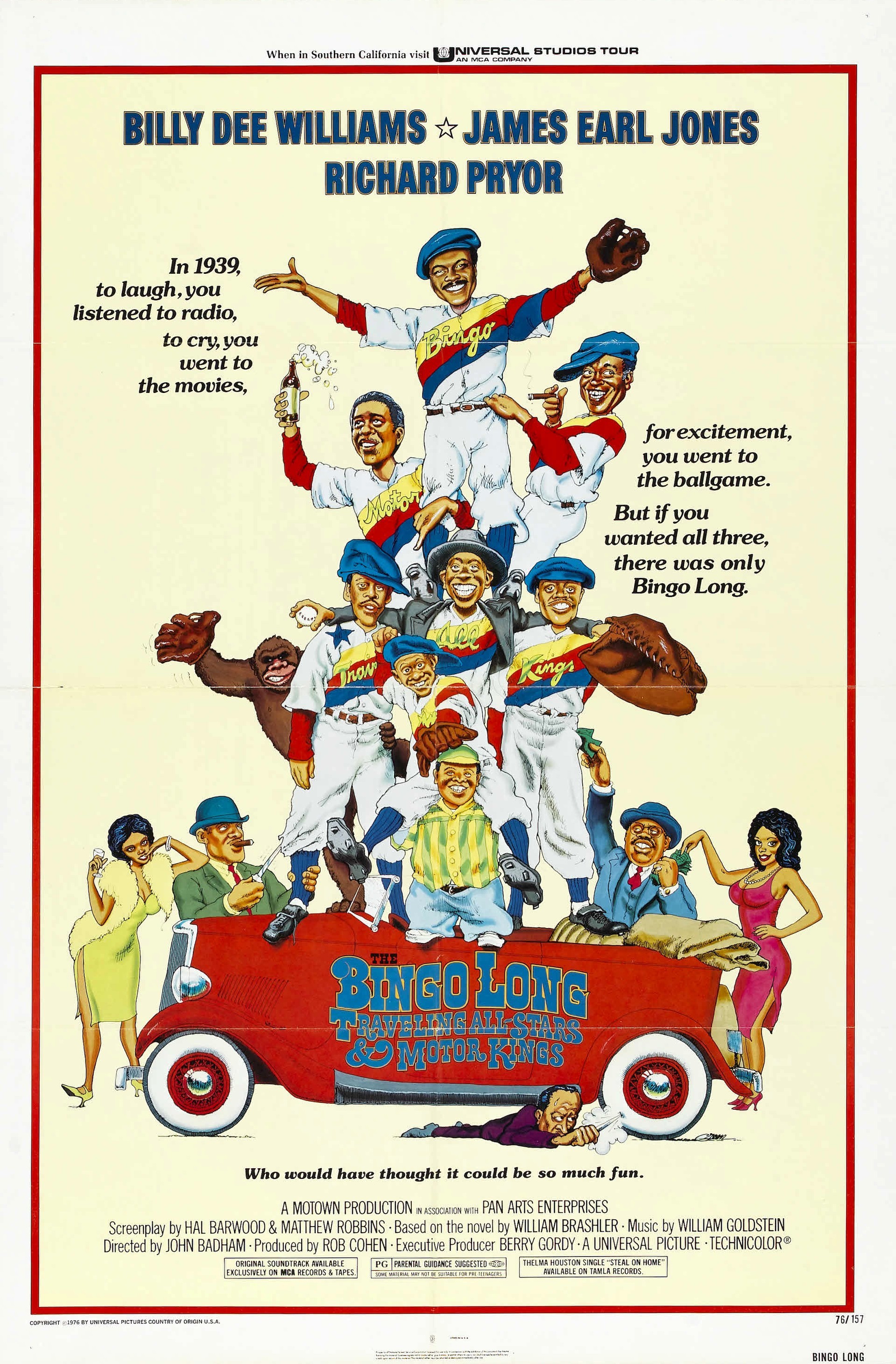 Mega Sized Movie Poster Image for The Bingo Long Traveling All-Stars & Motor Kings 