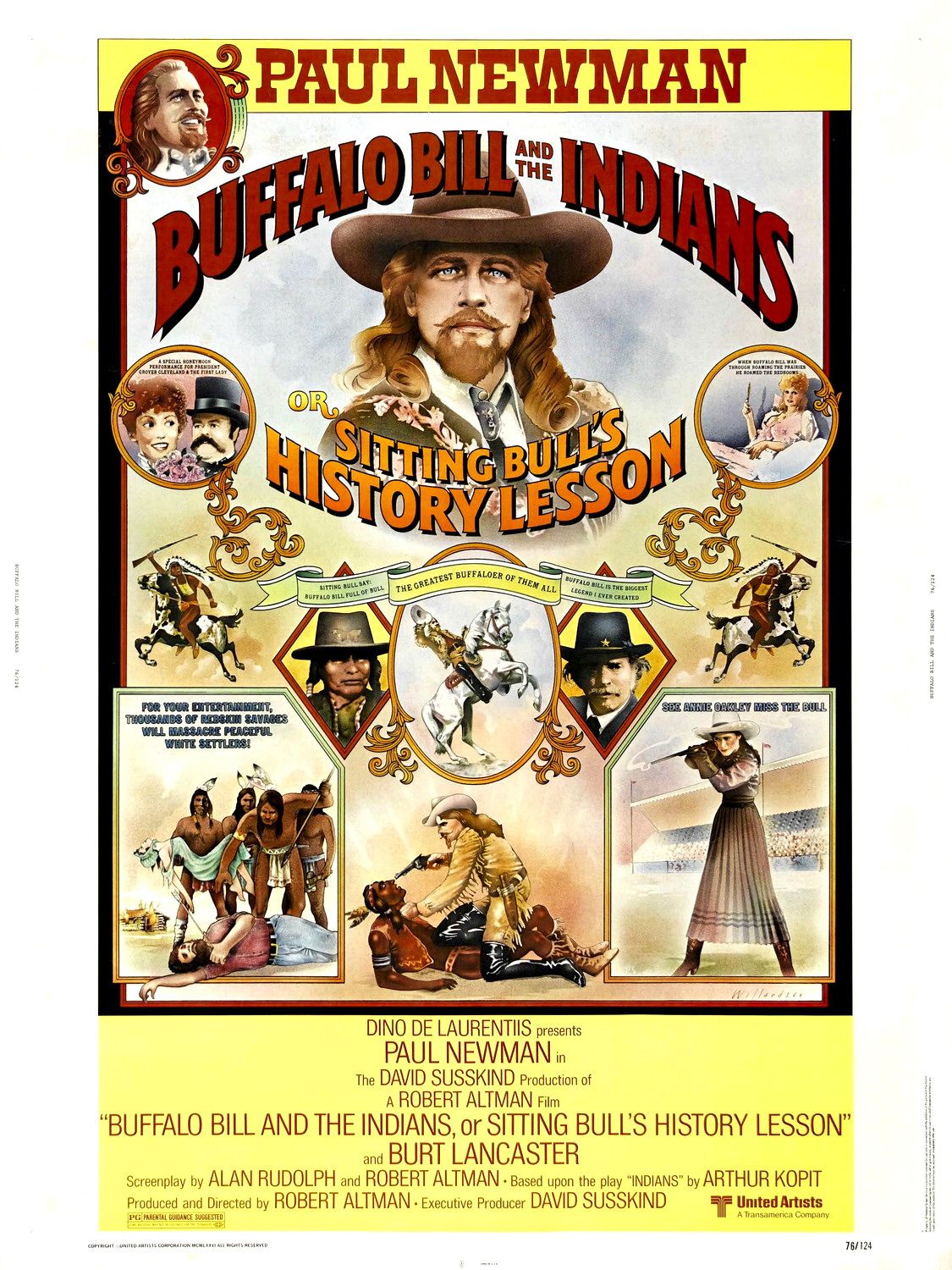 Extra Large Movie Poster Image for Buffalo Bill and the Indians, or Sitting Bull's History Lesson (#1 of 3)