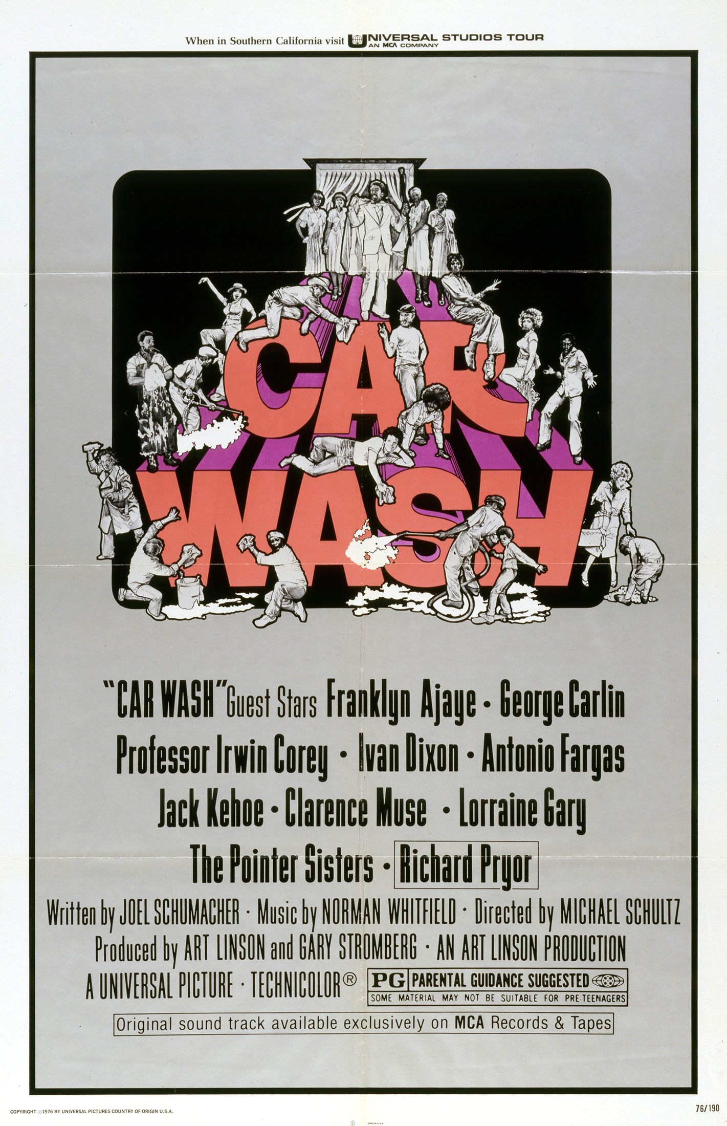 Mega Sized Movie Poster Image for Car Wash 