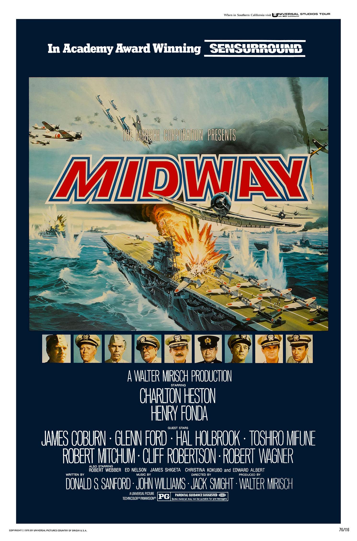 Mega Sized Movie Poster Image for Midway 