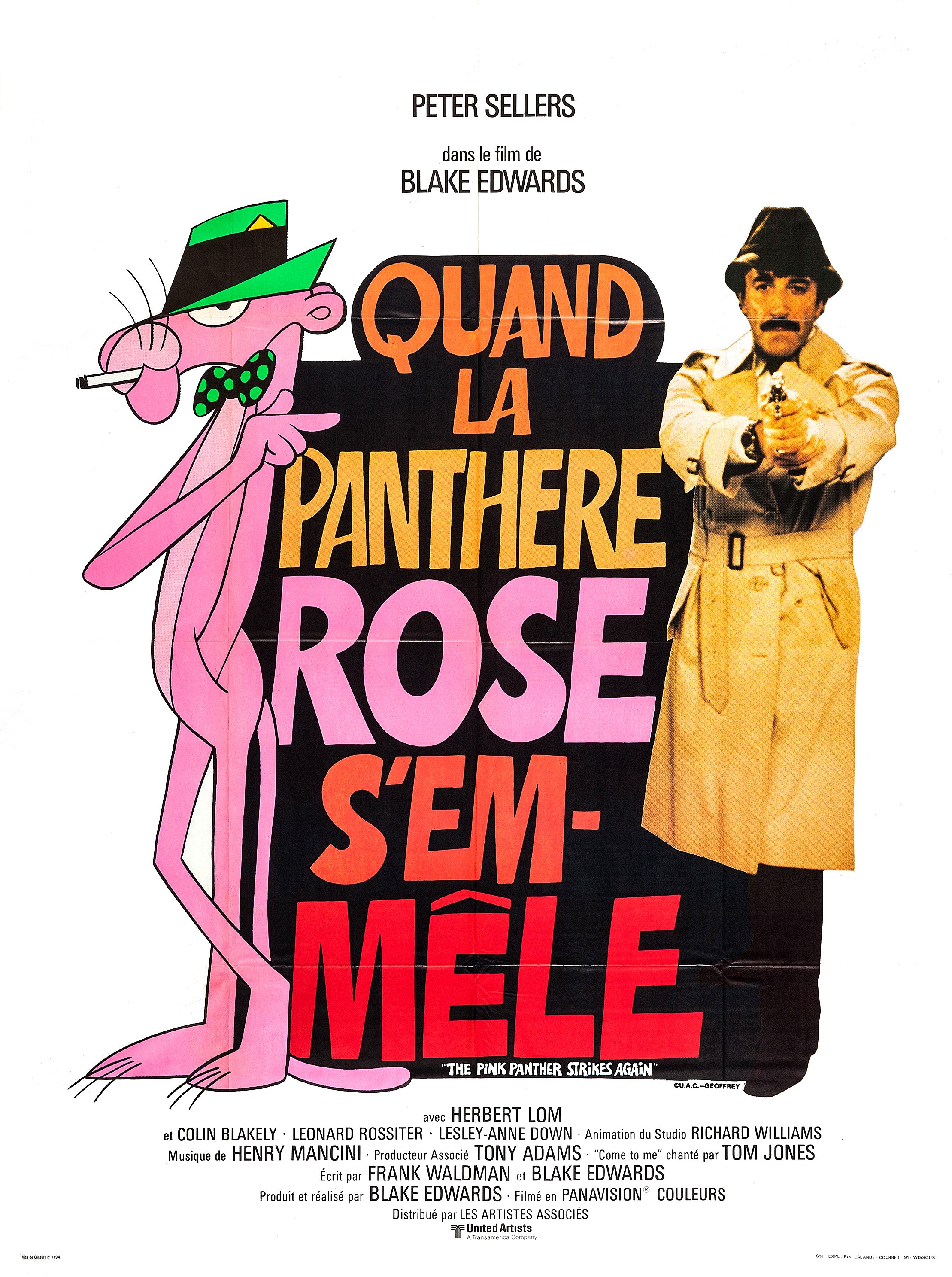 Mega Sized Movie Poster Image for The Pink Panther Strikes Again (#3 of 8)
