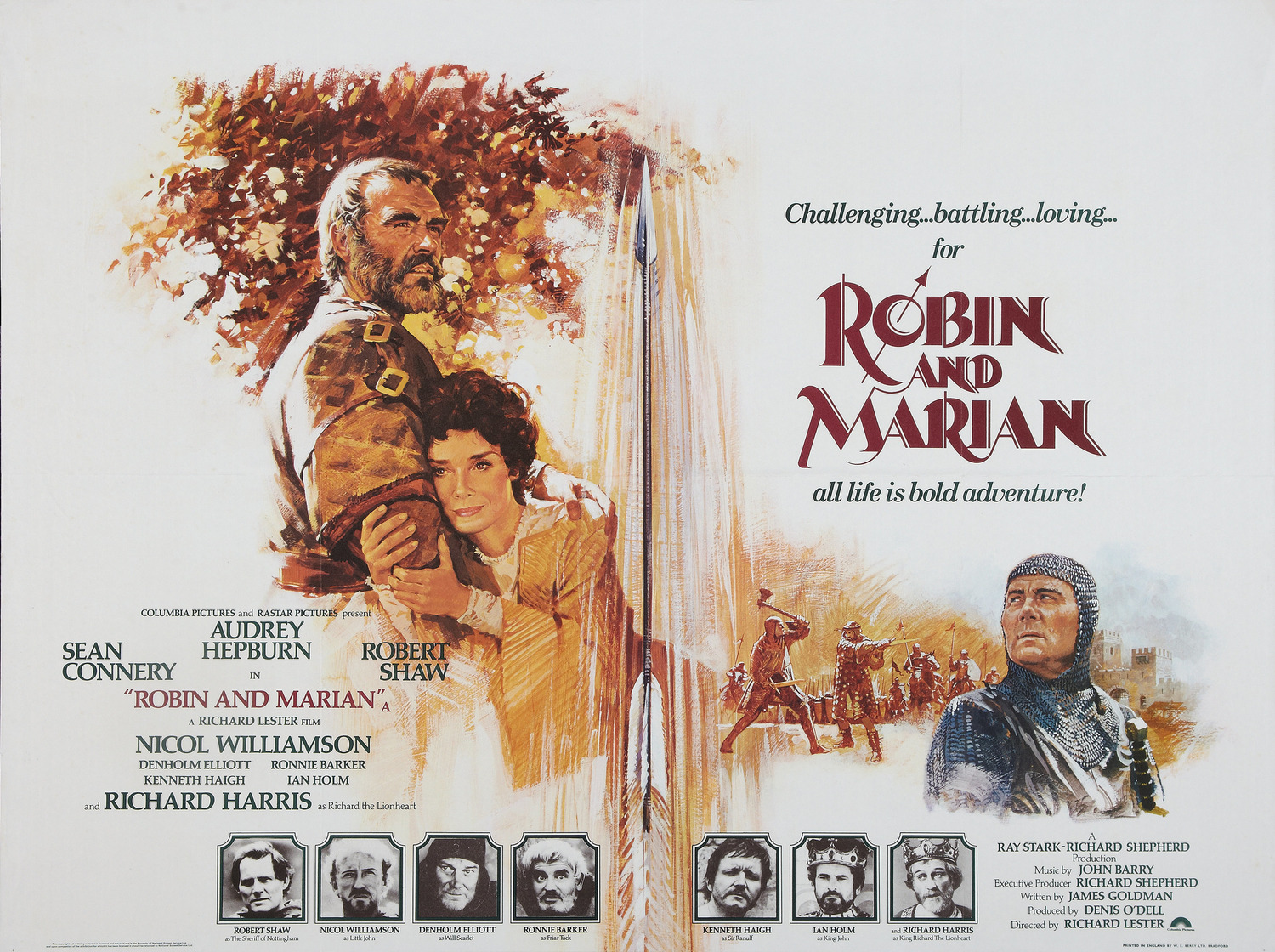 Extra Large Movie Poster Image for Robin and Marian (#3 of 3)