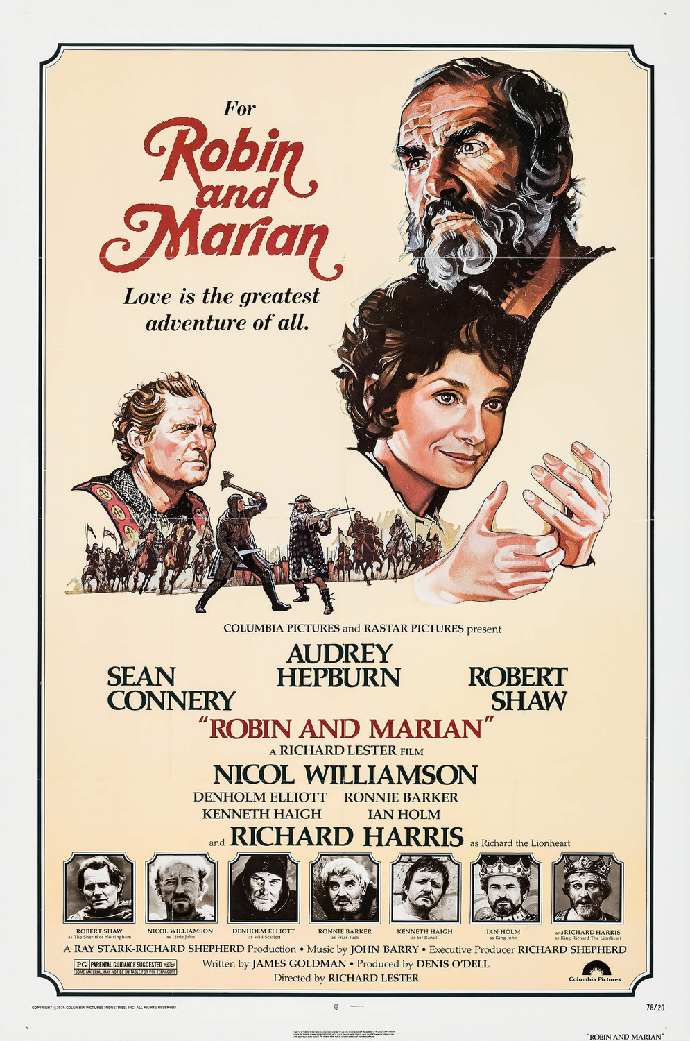 Extra Large Movie Poster Image for Robin and Marian (#1 of 3)
