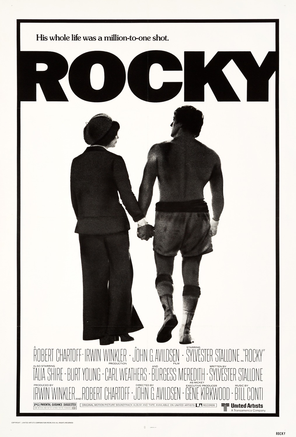 Extra Large Movie Poster Image for Rocky (#1 of 5)