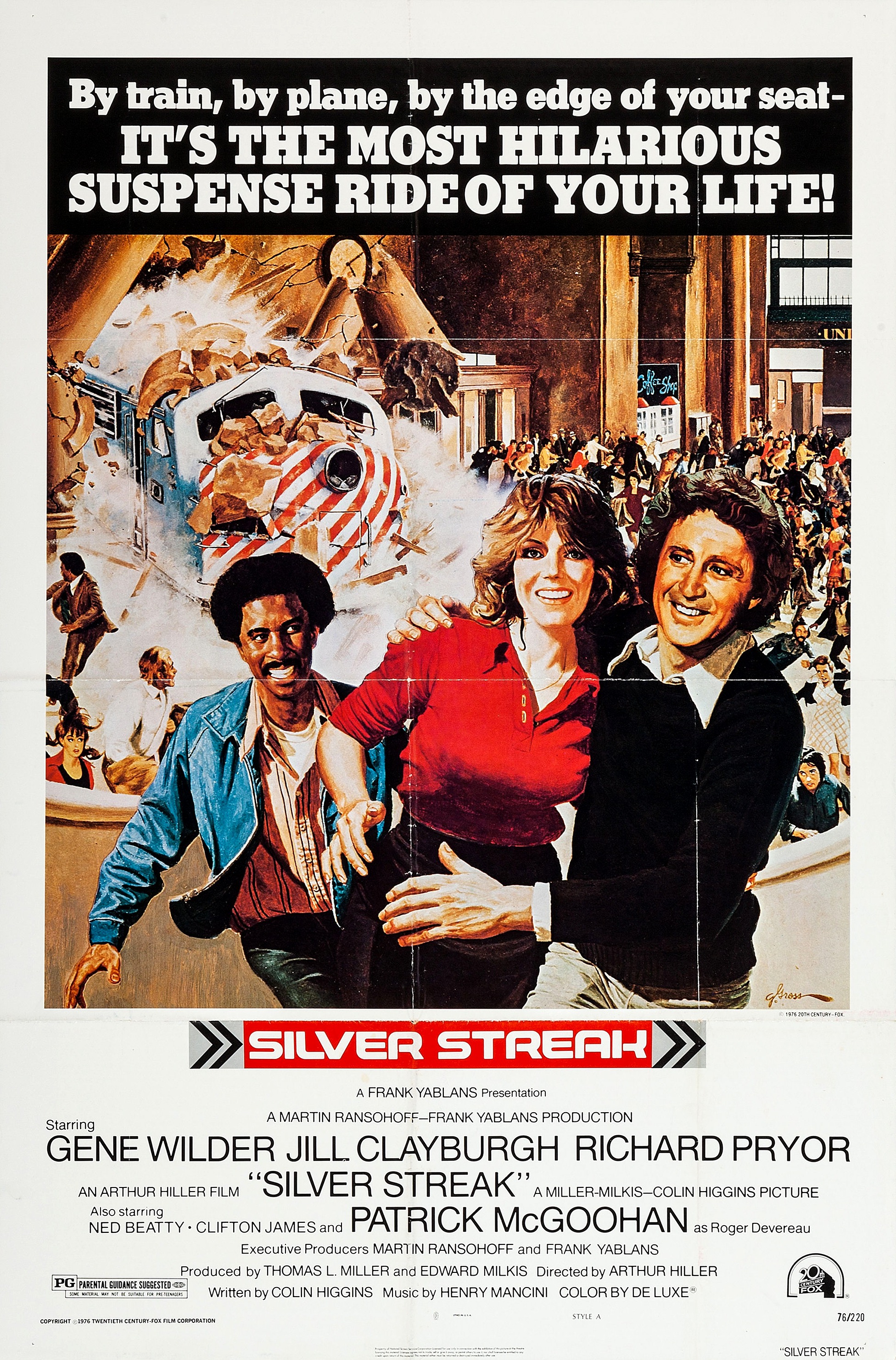 Mega Sized Movie Poster Image for Silver Streak 