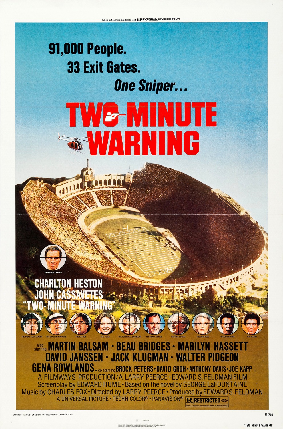 Extra Large Movie Poster Image for Two Minute Warning (#1 of 2)