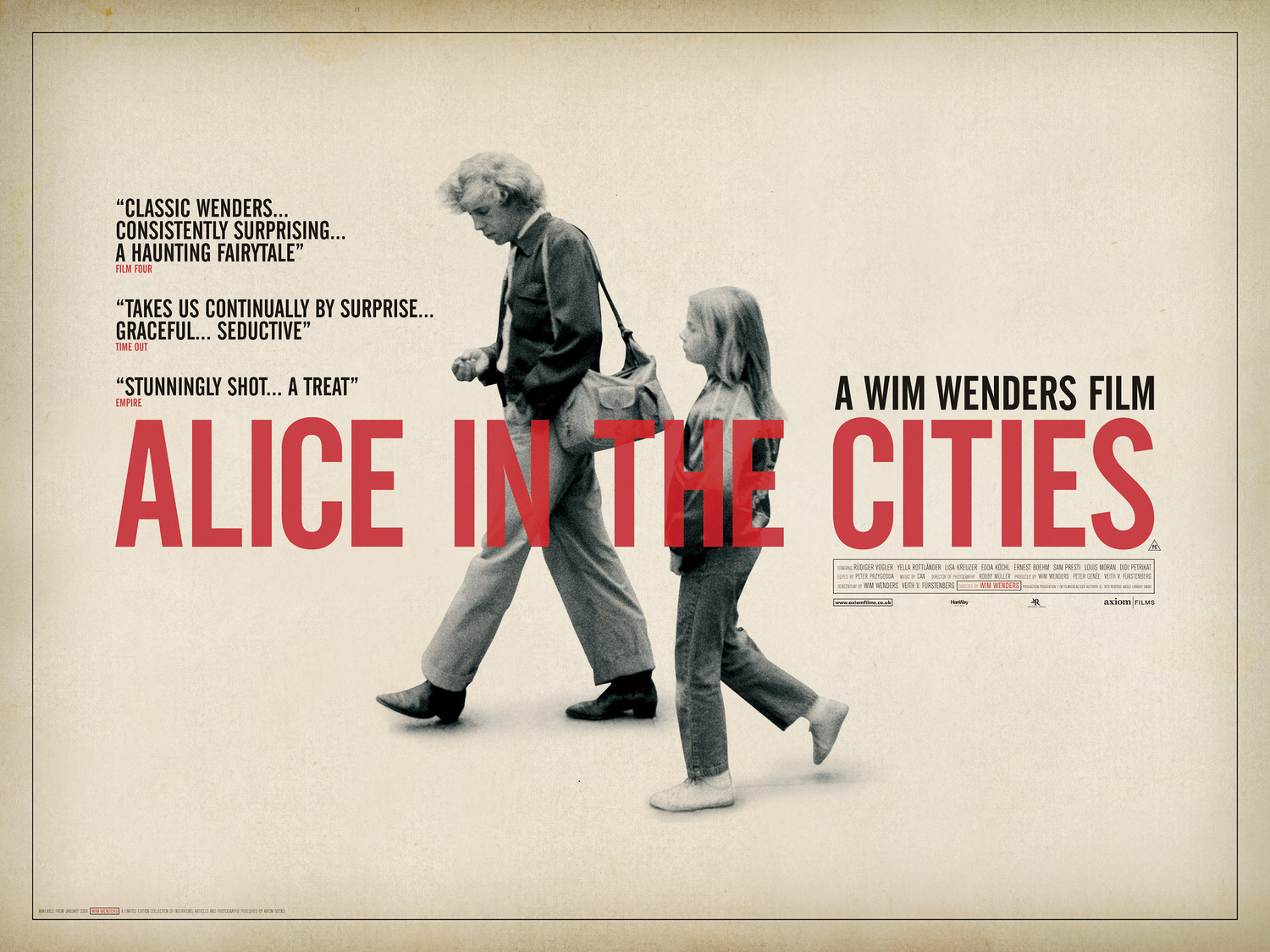 Extra Large Movie Poster Image for Alice in the Cities 