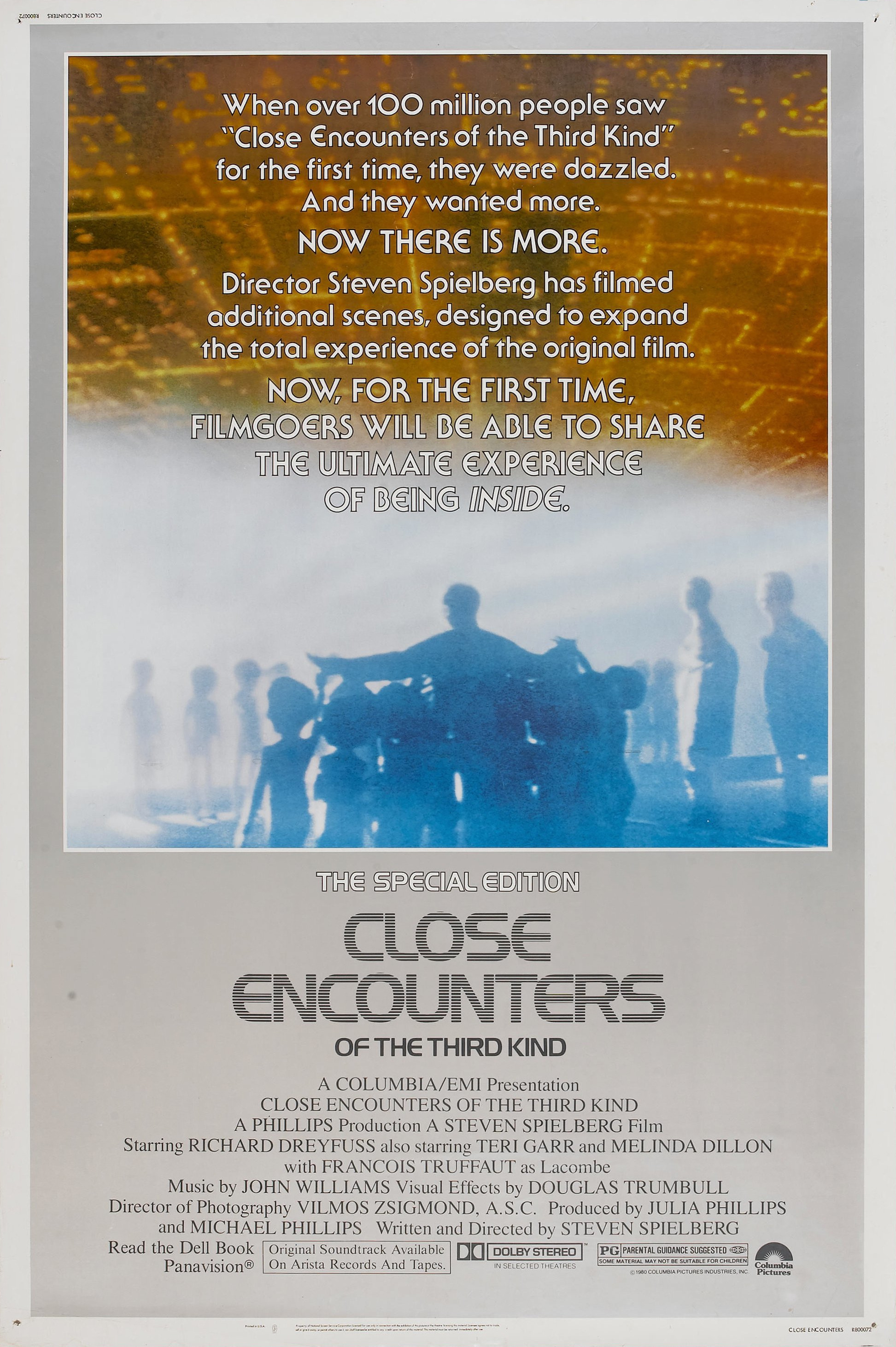 Mega Sized Movie Poster Image for Close Encounters of the Third Kind (#4 of 7)
