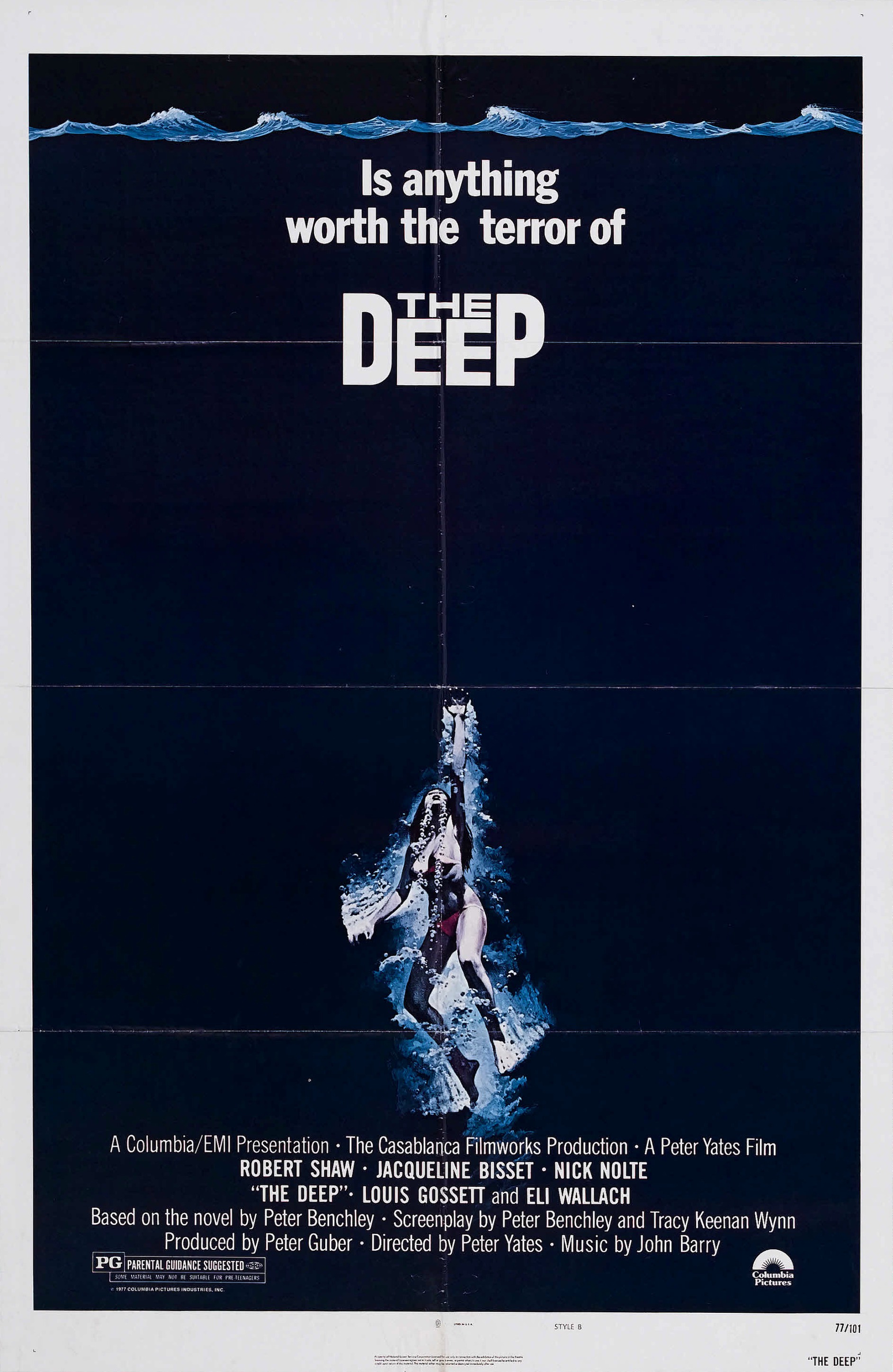 Mega Sized Movie Poster Image for The Deep (#1 of 3)