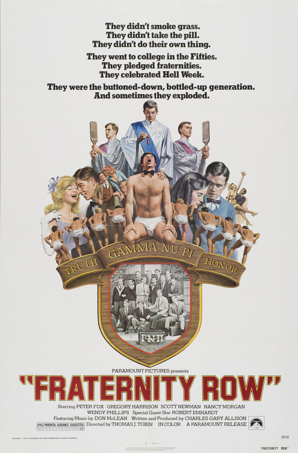 Extra Large Movie Poster Image for Fraternity Row 
