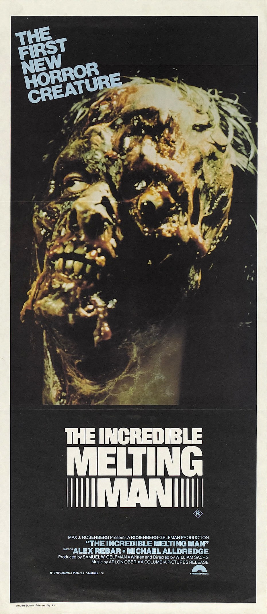 Mega Sized Movie Poster Image for The Incredible Melting Man (#2 of 2)
