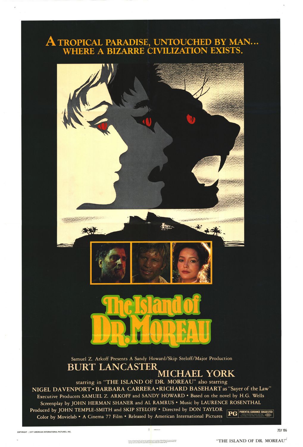 Extra Large Movie Poster Image for Island of Dr. Moreau, The 