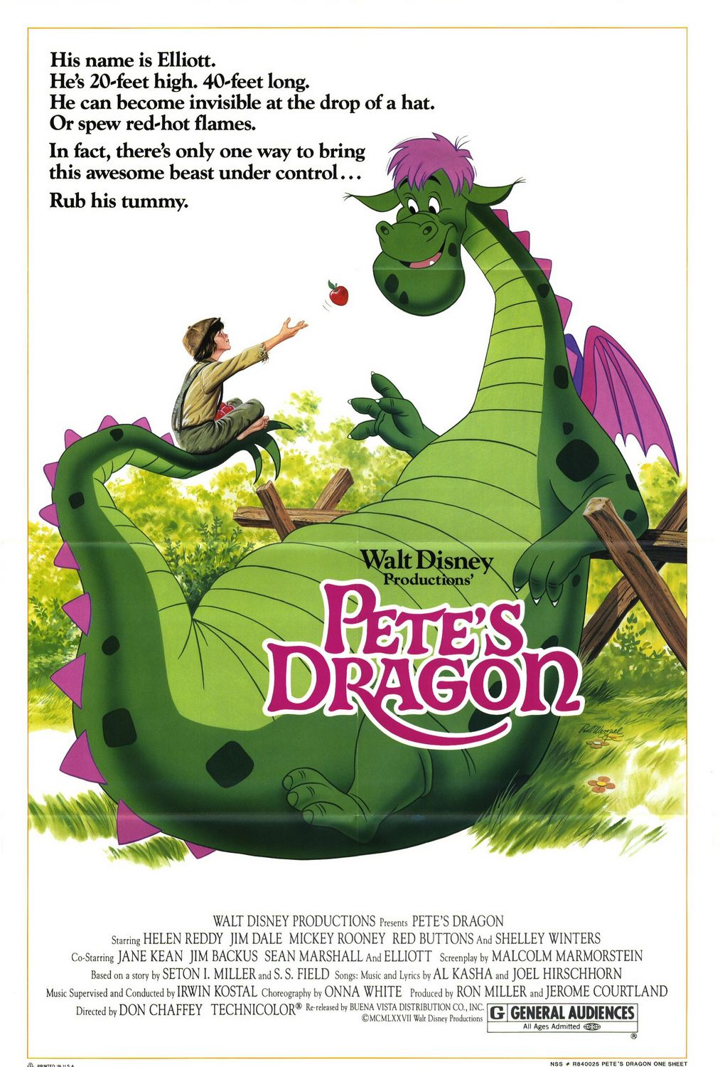 Extra Large Movie Poster Image for Pete's Dragon (#2 of 2)