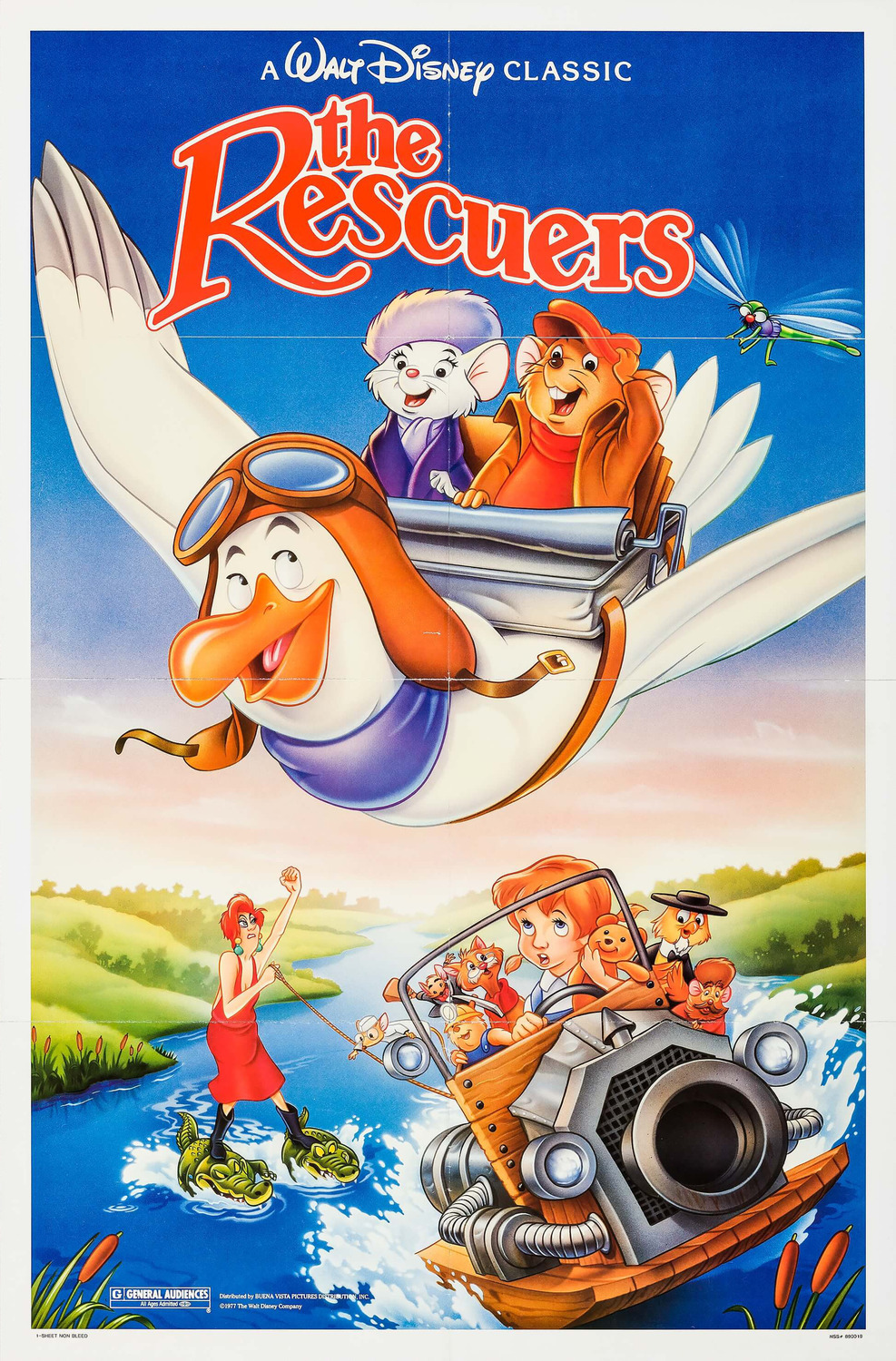 Extra Large Movie Poster Image for The Rescuers (#2 of 5)