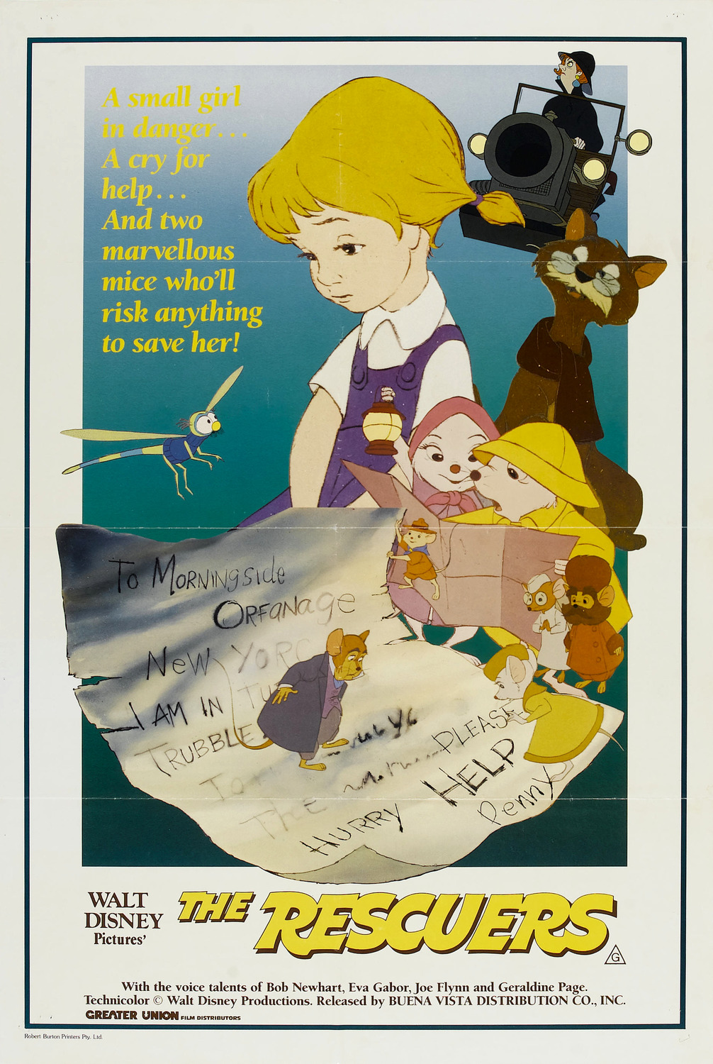 Extra Large Movie Poster Image for The Rescuers (#3 of 5)