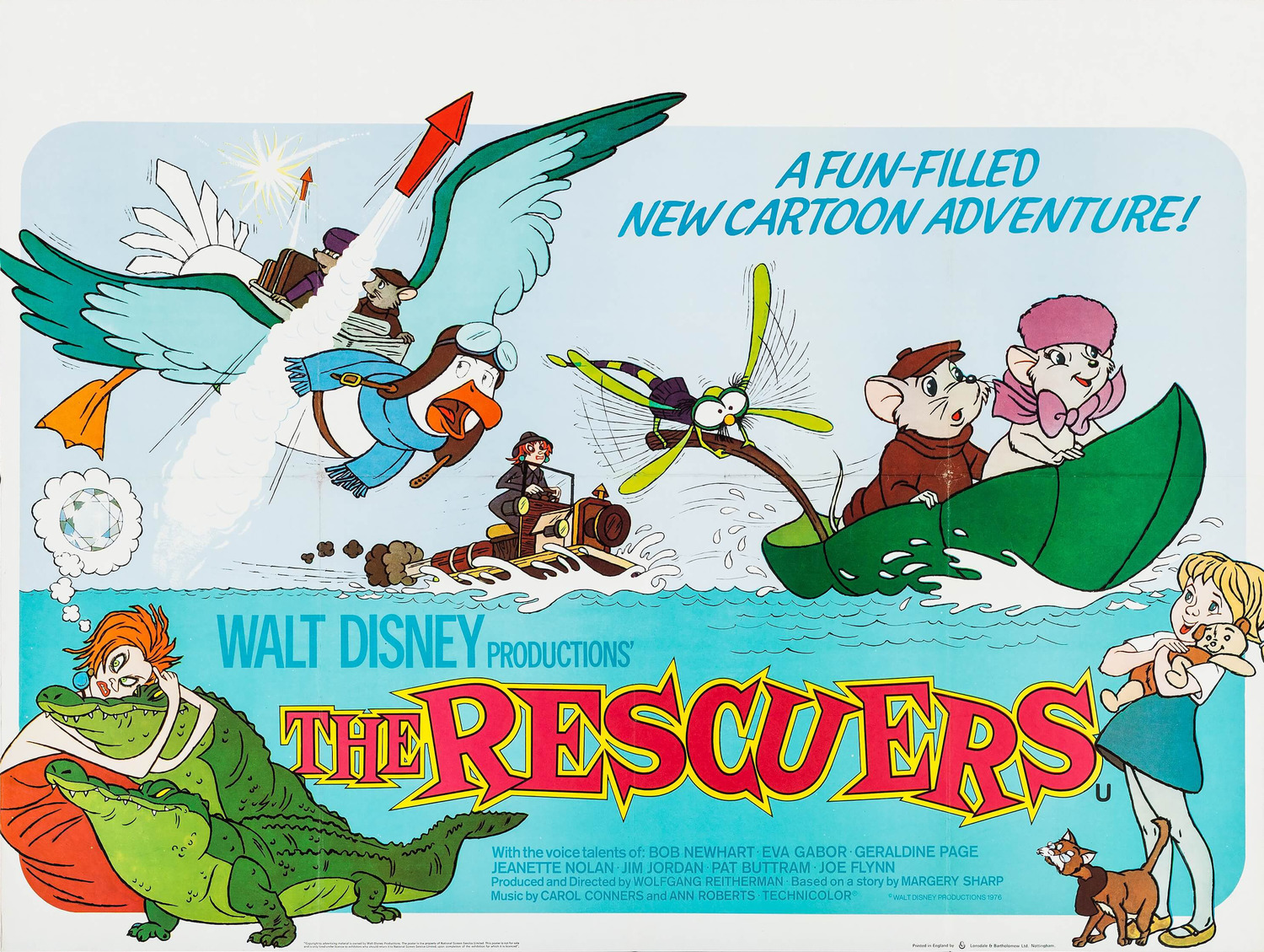 Extra Large Movie Poster Image for The Rescuers (#4 of 5)