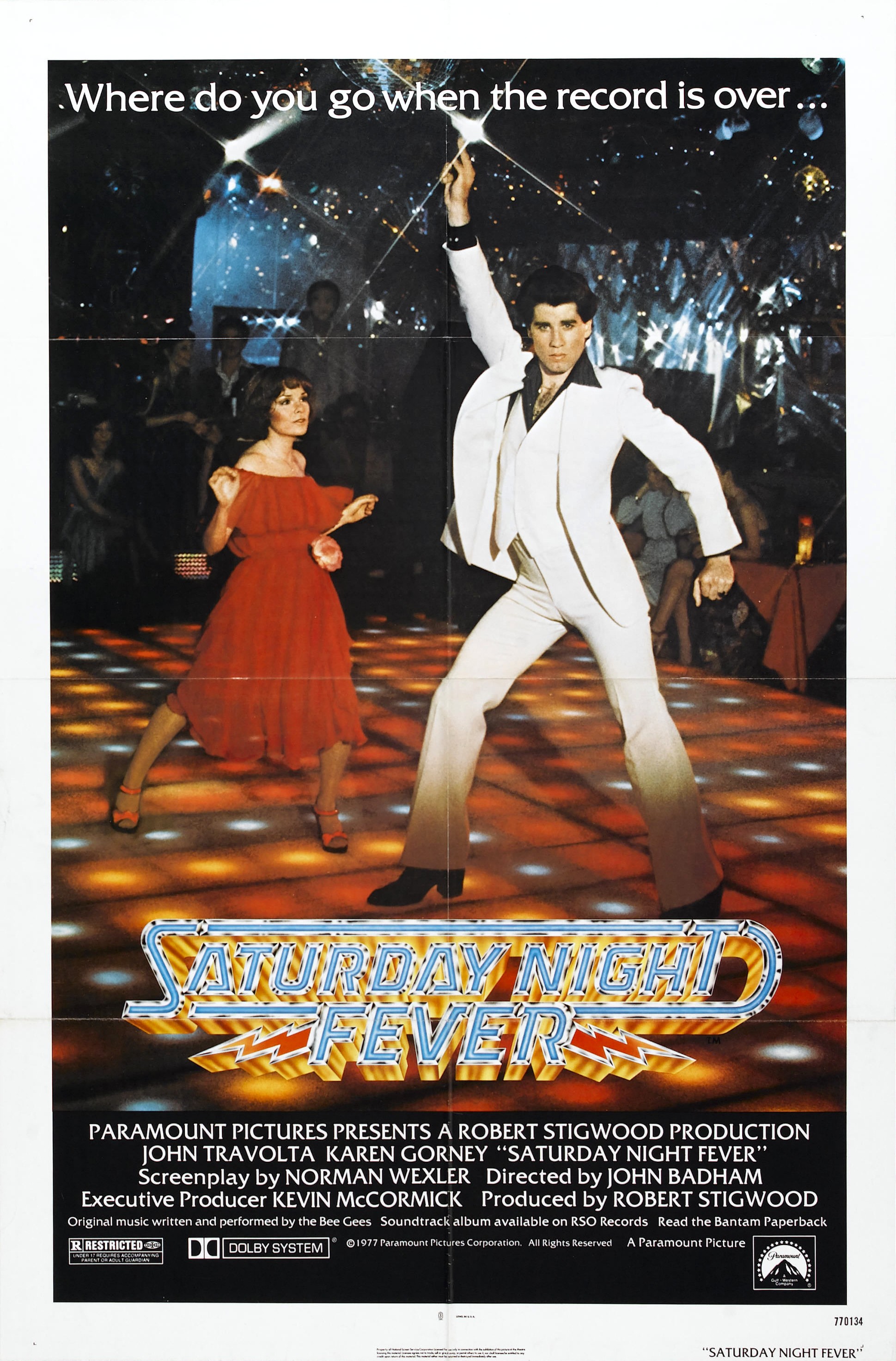 Mega Sized Movie Poster Image for Saturday Night Fever (#1 of 2)