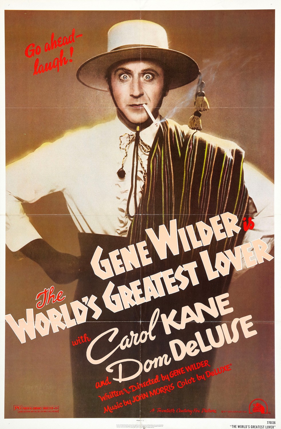 Extra Large Movie Poster Image for The World's Greatest Lover (#2 of 2)
