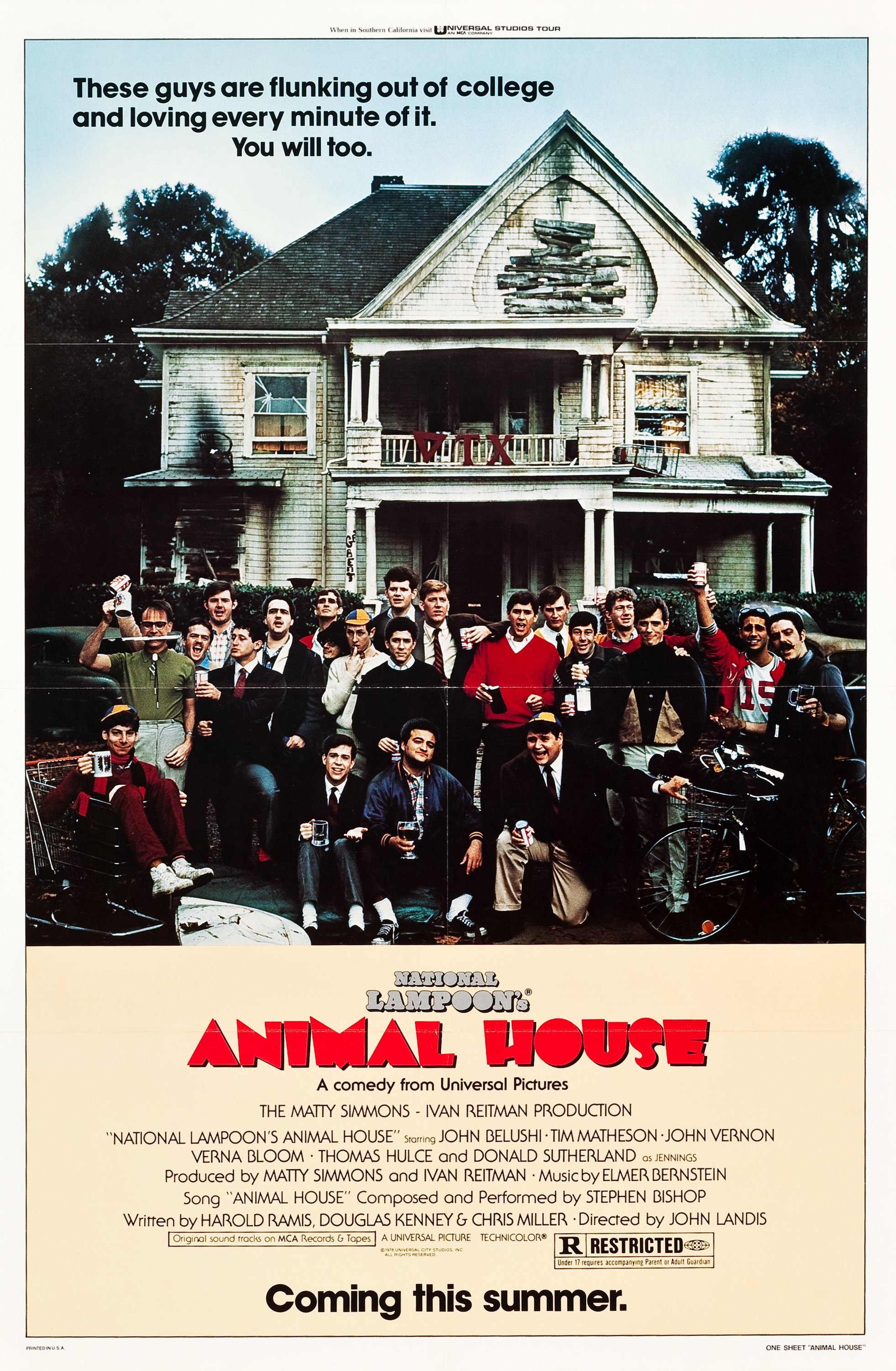 Mega Sized Movie Poster Image for Animal House (#1 of 5)