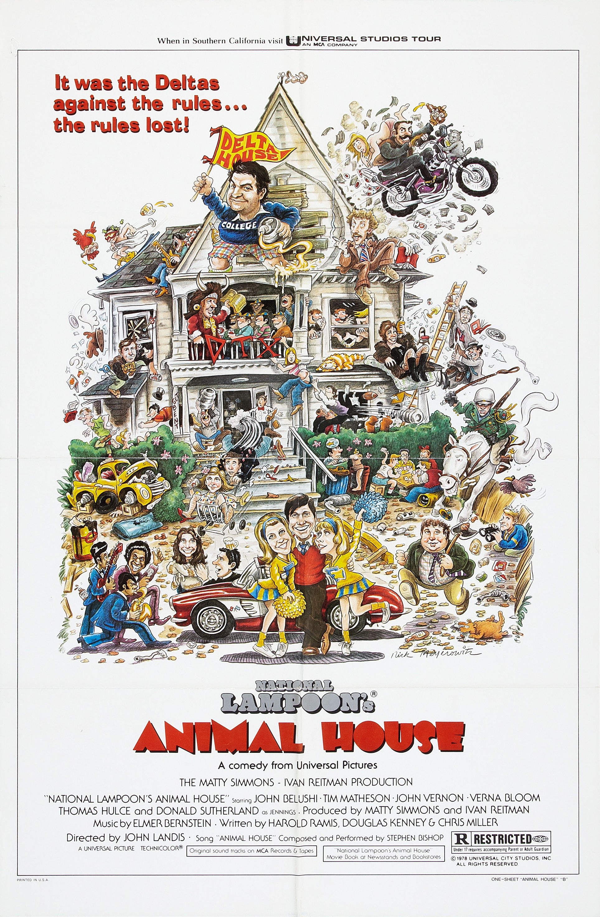 Mega Sized Movie Poster Image for Animal House (#2 of 5)