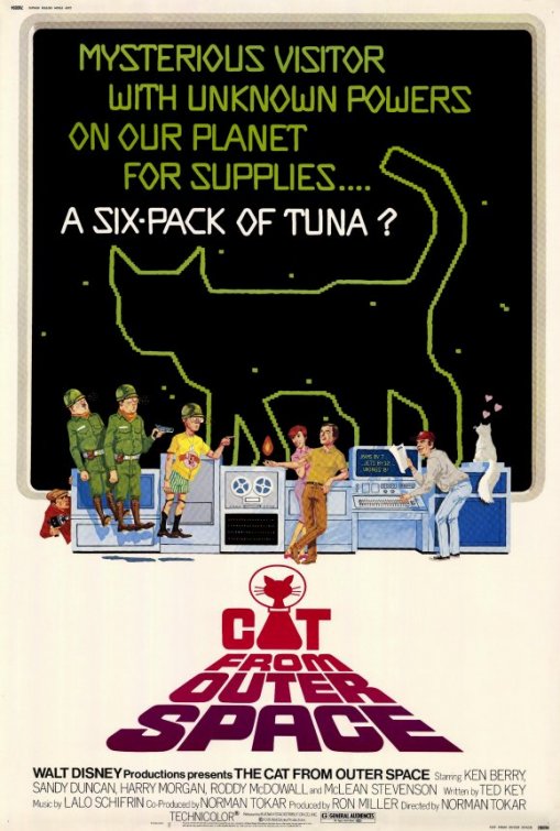 The Cat from Outer Space Movie Poster